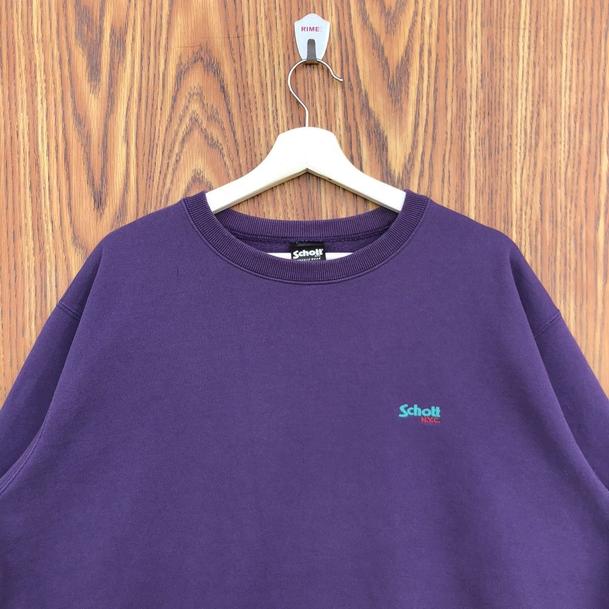 Schott Vintage Schott NYC Crewneck Sweatshirt Size US XXL / EU 58 / 5 - 3 Thumbnail