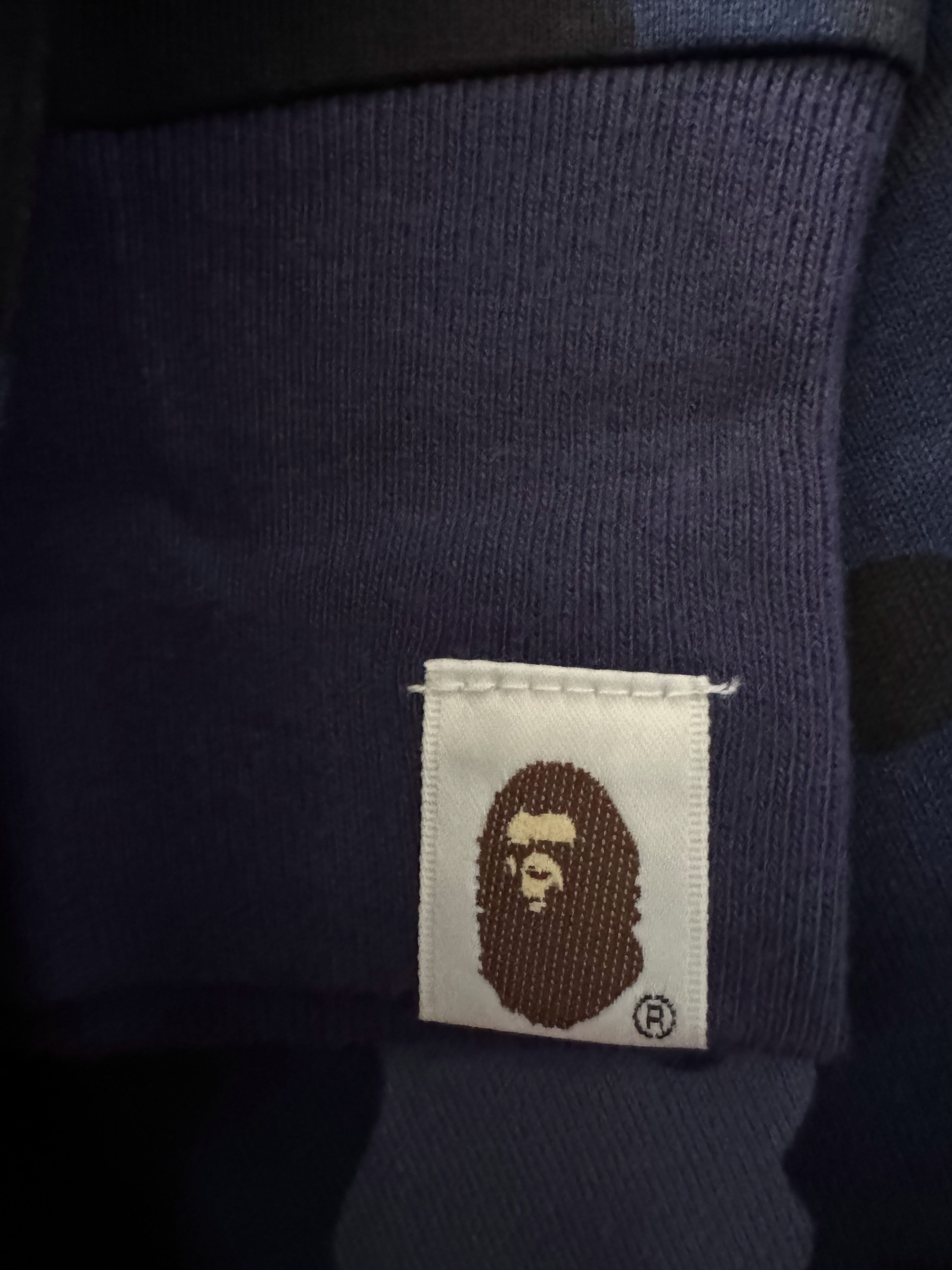 Bape Blue Camo BAPE Long Sleeve 3M logo Size US XXL / EU 58 / 5 - 6 Thumbnail