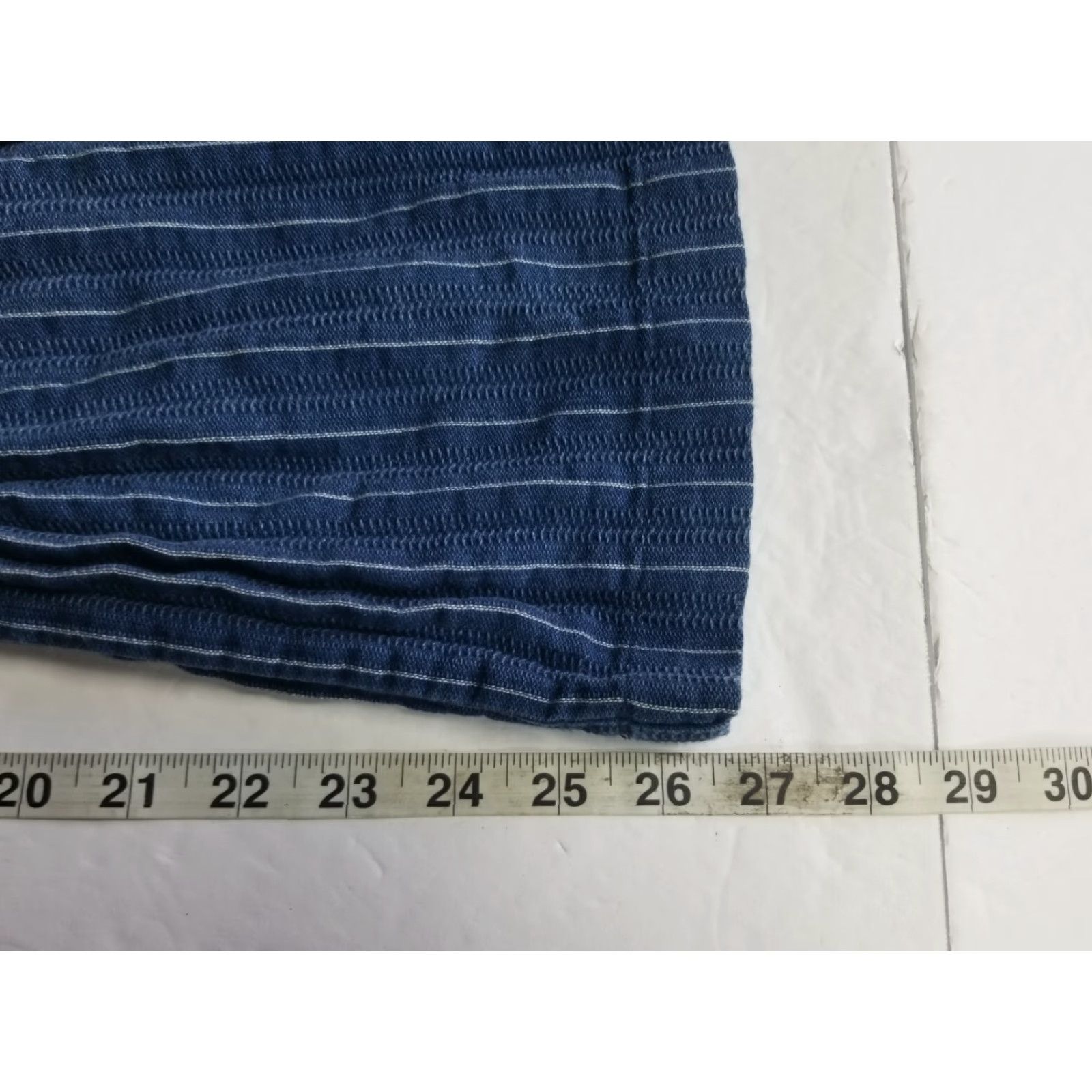Anthropologie Anthropologie Jumpsuit Womens Size S Blue Striped Sleeveless Cotton Wide-Leg Sohheart Zip Casual One-Piece Size 28" / US 6 / IT 42 - 5 Thumbnail