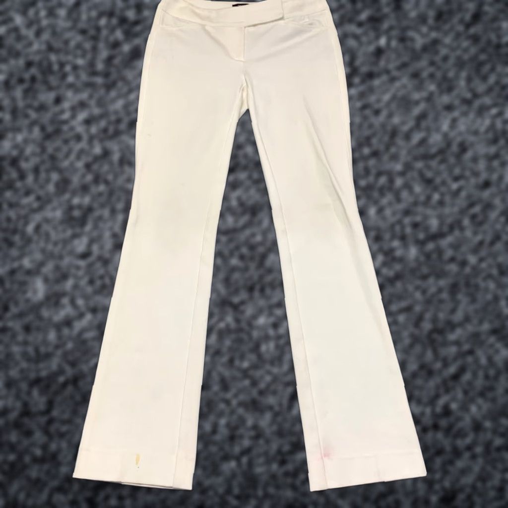 White House Black Market VINTAGE White House Black Market Chino Pants Womens 0R 30/32 Beige Bootcut Mid Rise 32 in Inseam Womens Size 25" / US 0 / IT 36 - 1 Thumbnail