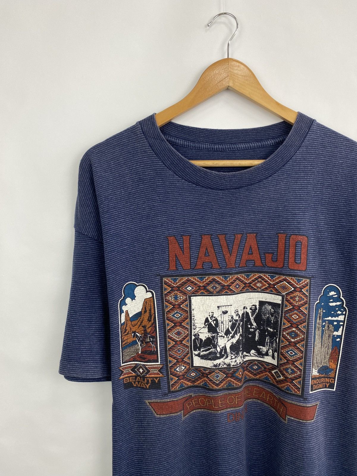 Native 🇺🇸 Vintage 90s Navajo Indian people NATIVE AMERICAN SELFPHOTO Size US XL / EU 56 / 4 - 2 Thumbnail