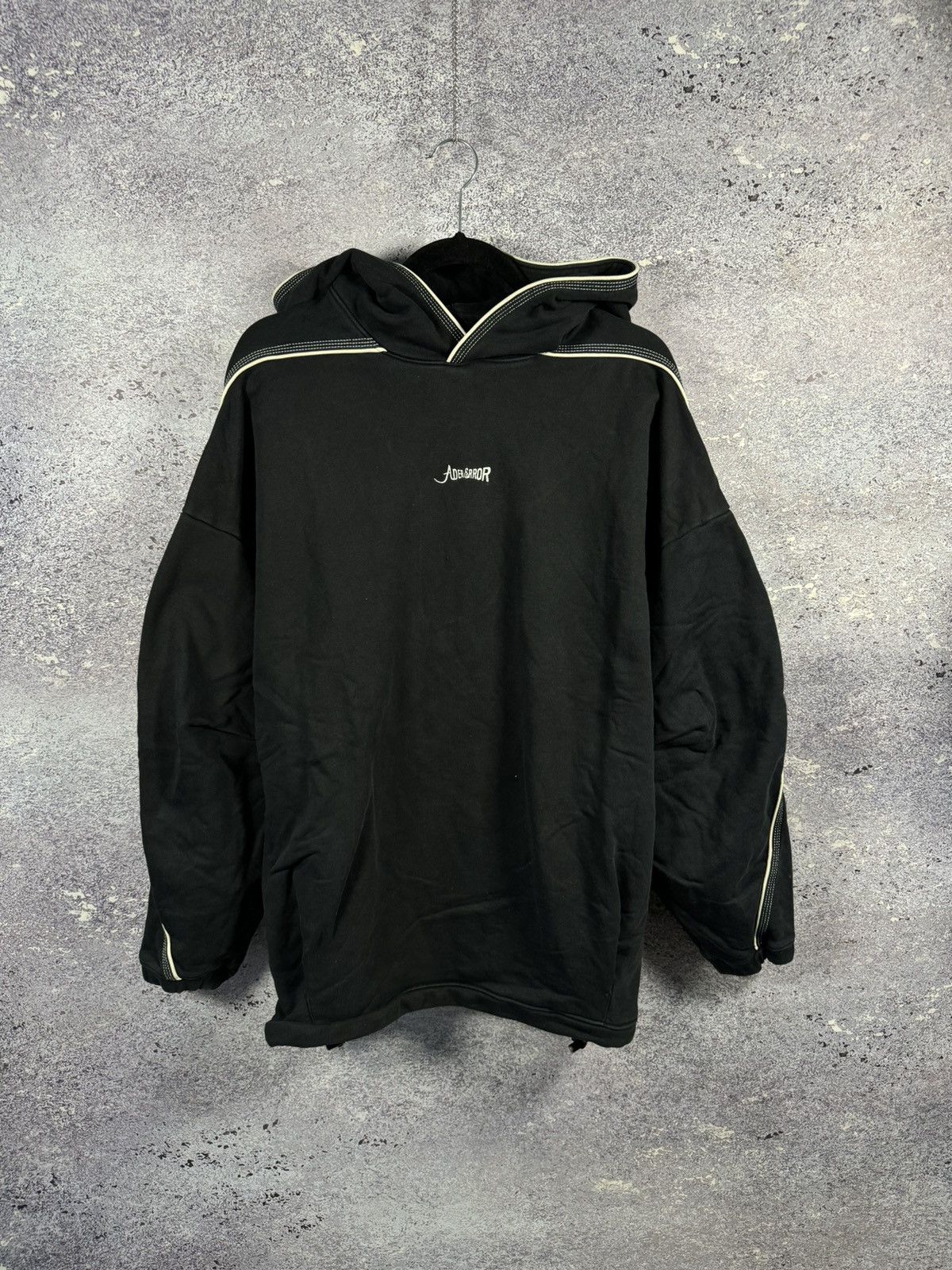Ader Error ADER ERROR 22FW Black Top Hooded Streetwear Size A2 Size US M / EU 48-50 / 2 - 1 Thumbnail