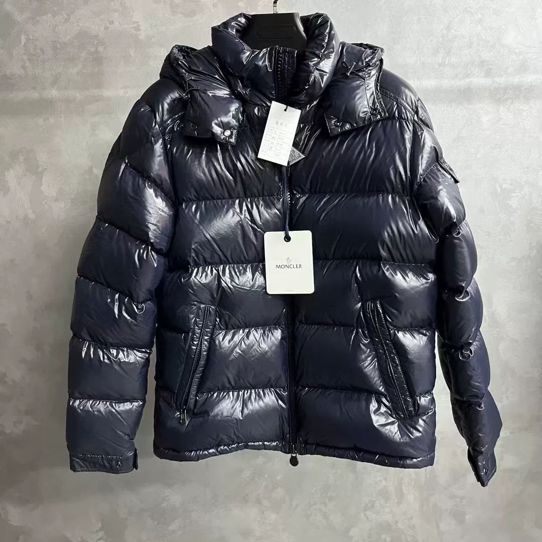 Moncler Moncler Blue Heavy Coat l Men Size US L / EU 52-54 / 3 - 1 Thumbnail