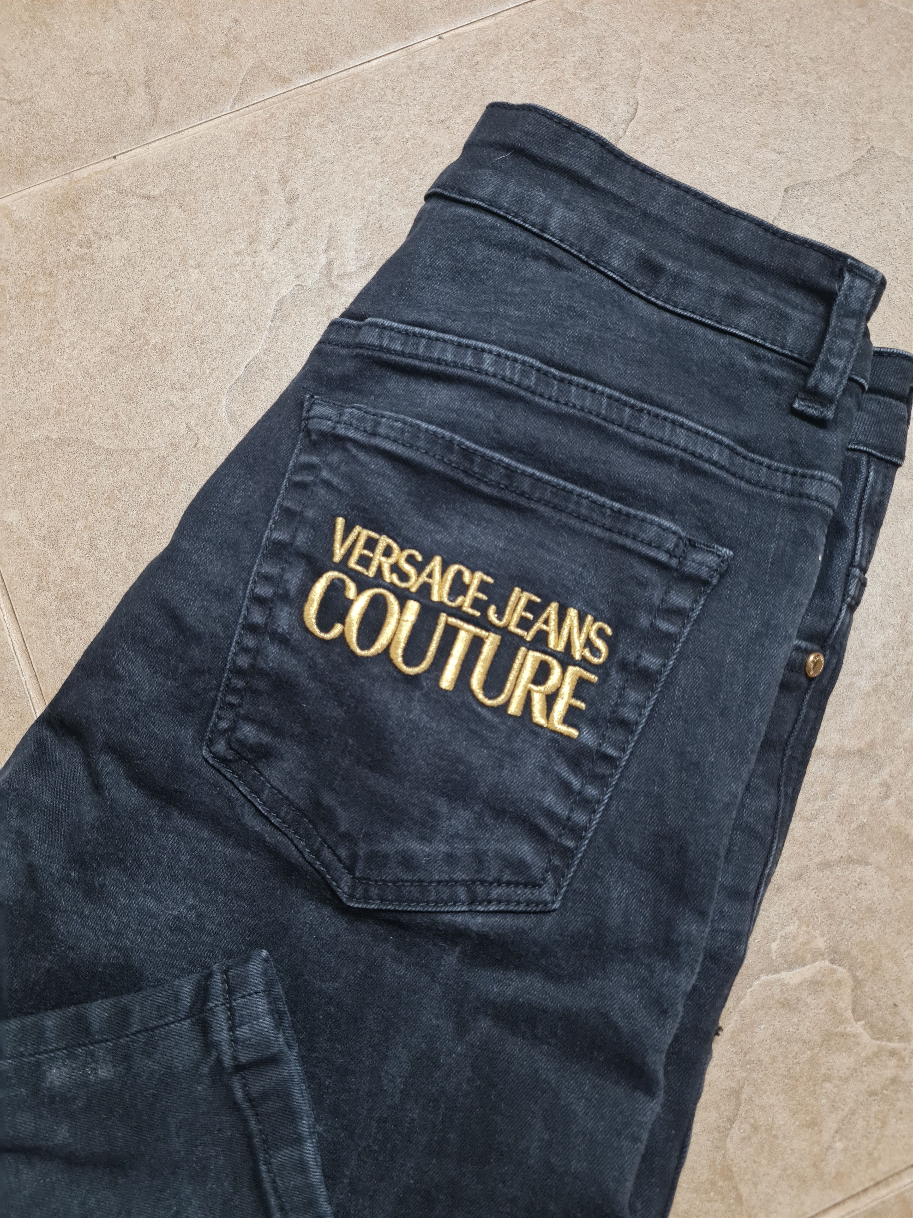 Versace Jeans Couture VINTAGE VERSACE JEANS COUTURE DENIM BIG LOGO TAG IT 44 Size US 28 / EU 44 - 12 Thumbnail