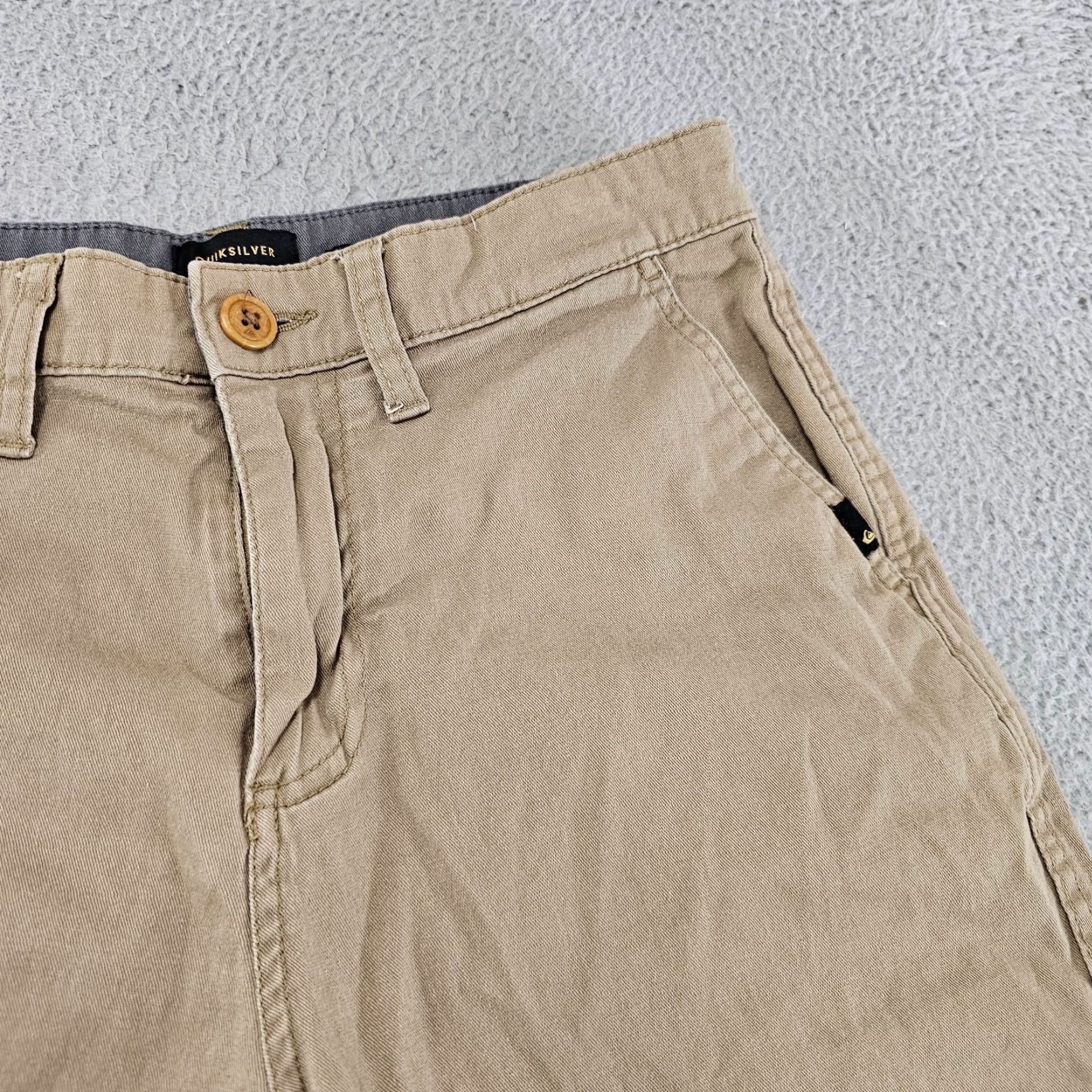 Quiksilver Quiksilver Shorts Mens 30 Brown Chino Twill Cotton Hybrid Casual Size US 30 / EU 46 - 2 Thumbnail