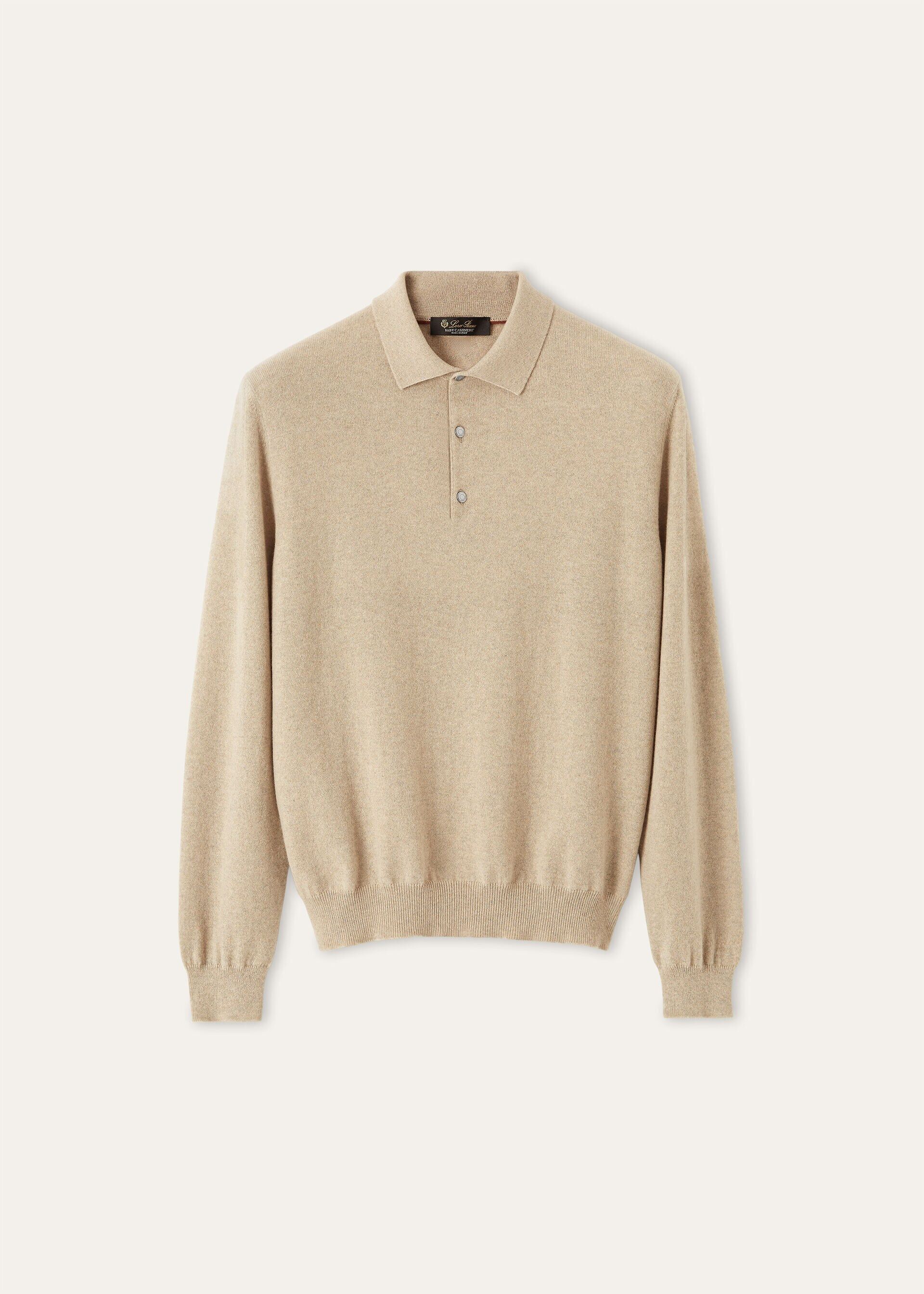 Loro Piana os11x0226 FAO9748 Classic Polo Shirt in Silver Birch Size US M / EU 48-50 / 2 - 1 Thumbnail