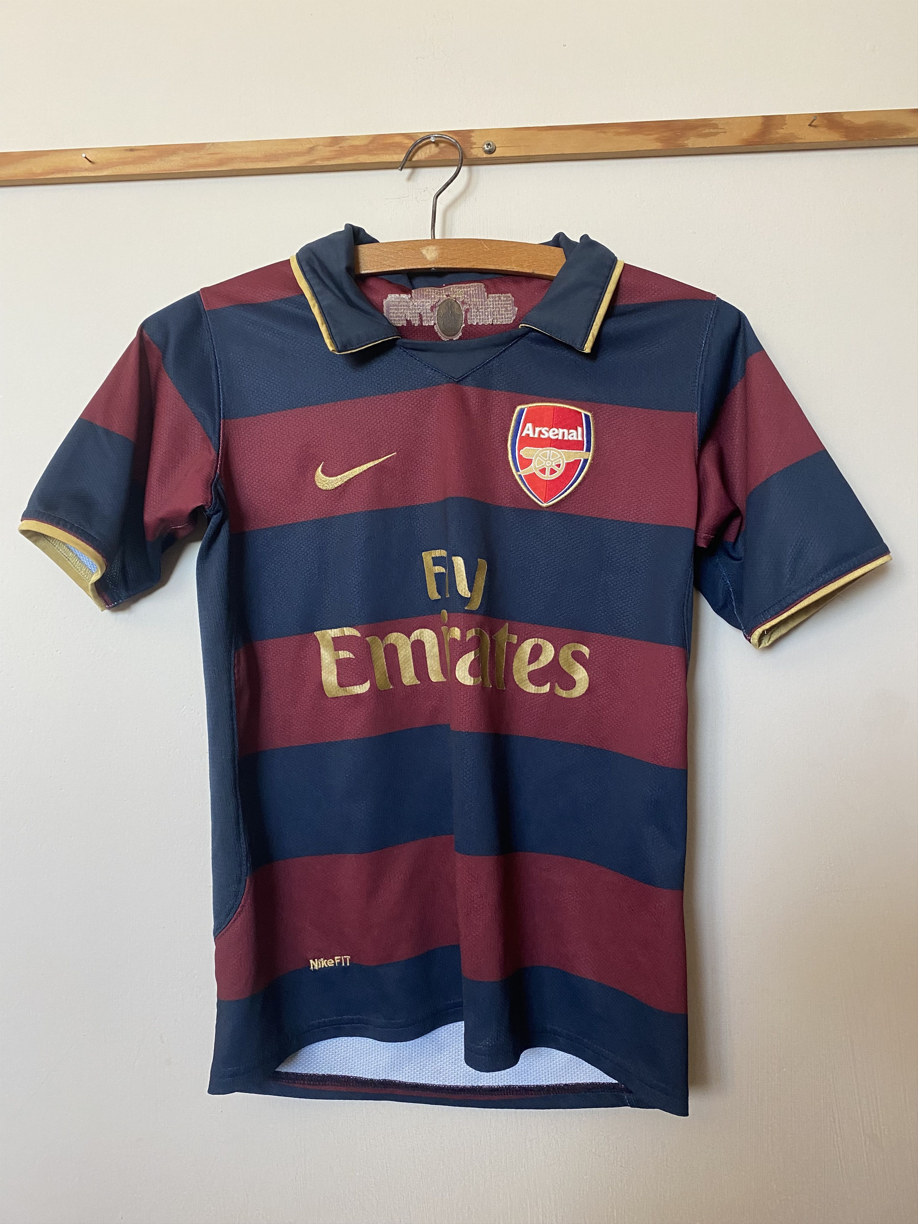Nike ARSENAL LONDON F.C. 2007 - 2008 - Nike - children's - UNIQUE Size US XXS / EU 40 - 1 Thumbnail