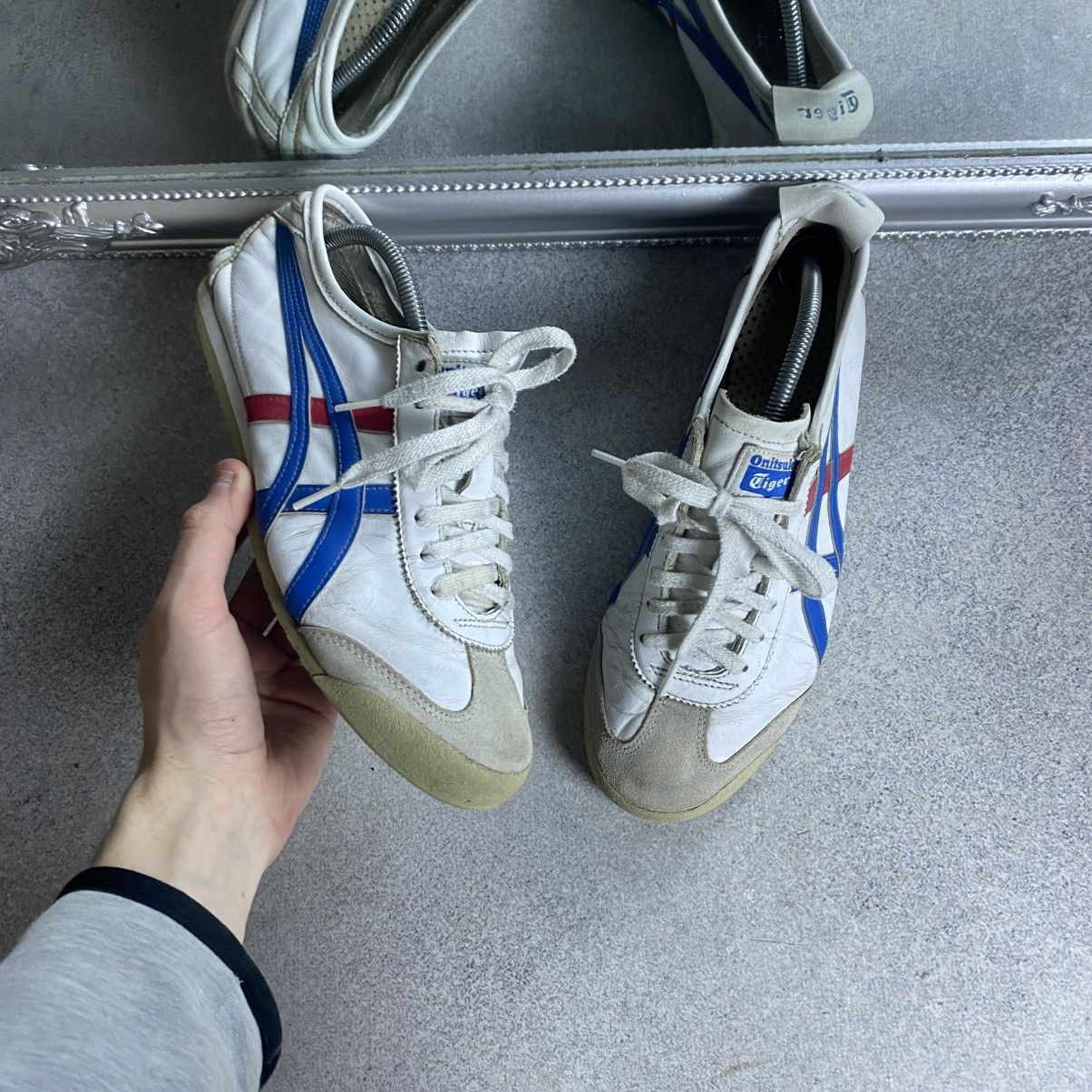 Asics Vintage Asics Tiger Onitsuka White Sneakers Size US 8.5 / EU 41-42 - 1 Thumbnail