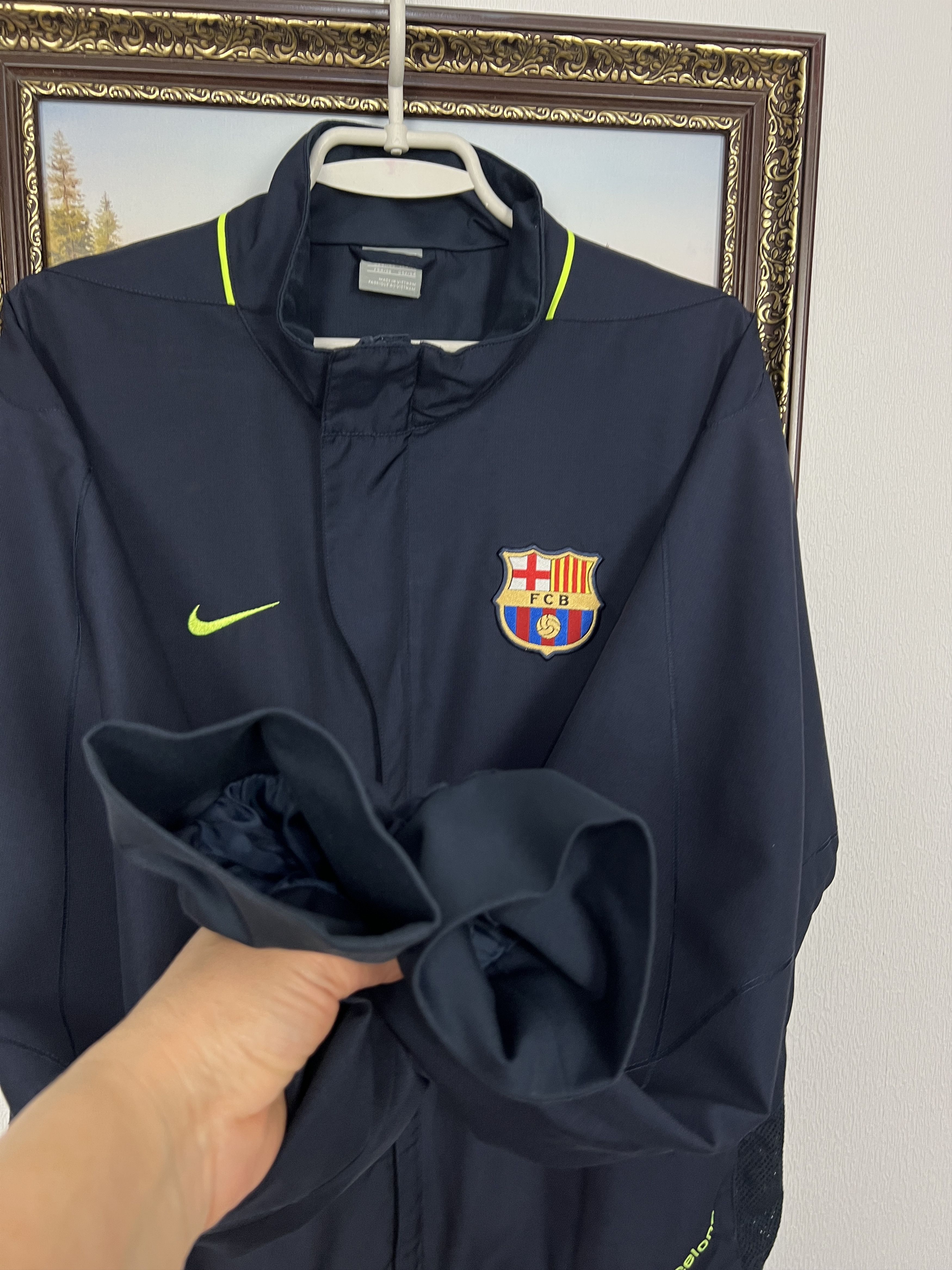 Nike Vintage Nike Barcelona Football Suit Soccer Jacket Pants Set Size US L / EU 52-54 / 3 - 5 Thumbnail