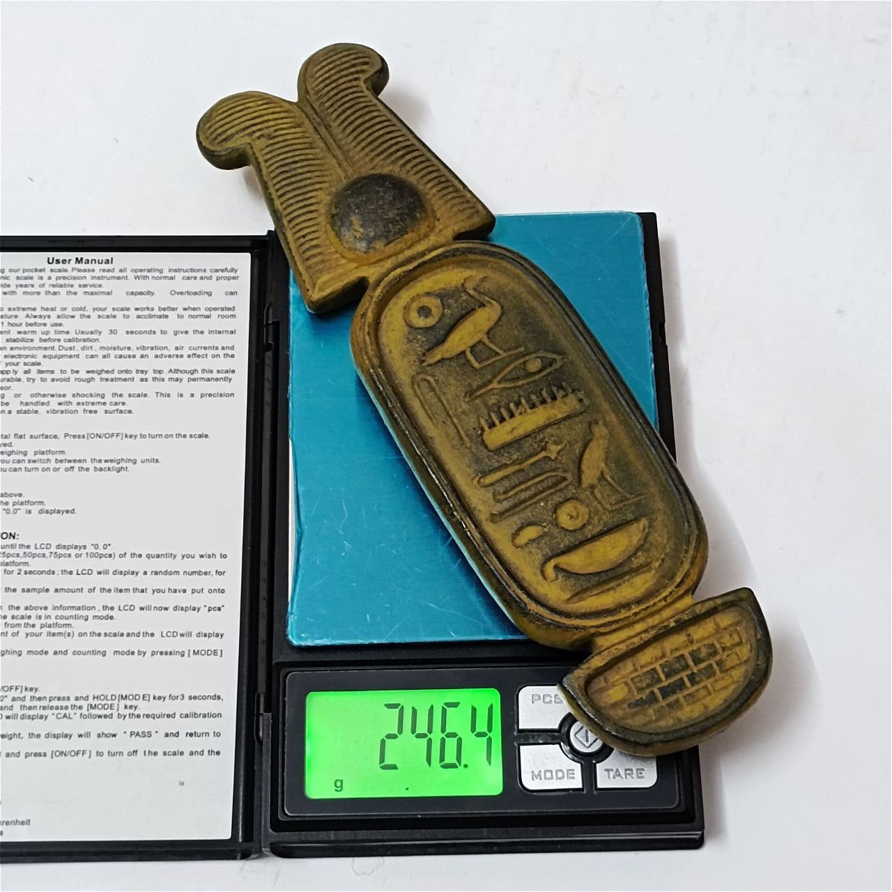 Other Egyptian cartouche plaque ancient-style decor. Size ONE SIZE - 8 Thumbnail