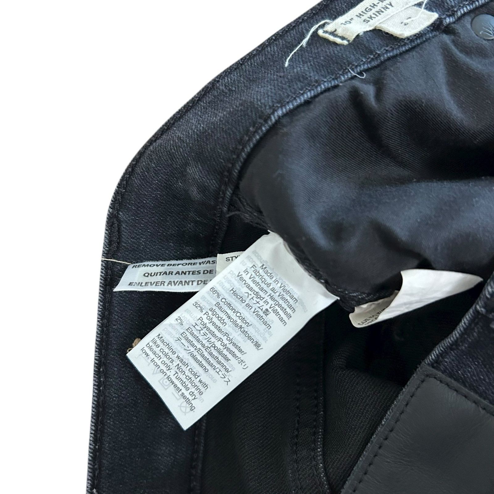 Madewell Madewell Black 10” High Rise Skinny Jeans Sz 27 Size 27" / US 4 / IT 40 - 4 Thumbnail