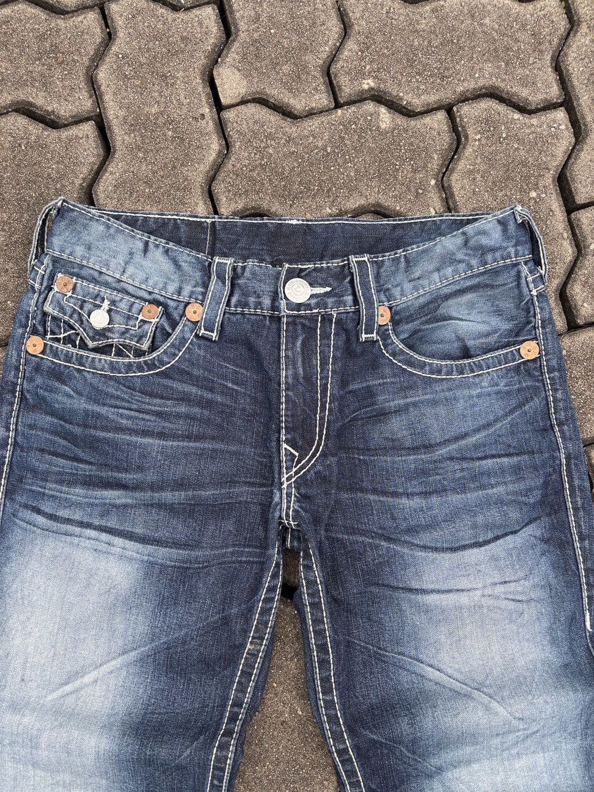 True Religion Vintage True Religion Flared Denim Jeans Size US 36 / EU 52 - 4 Thumbnail