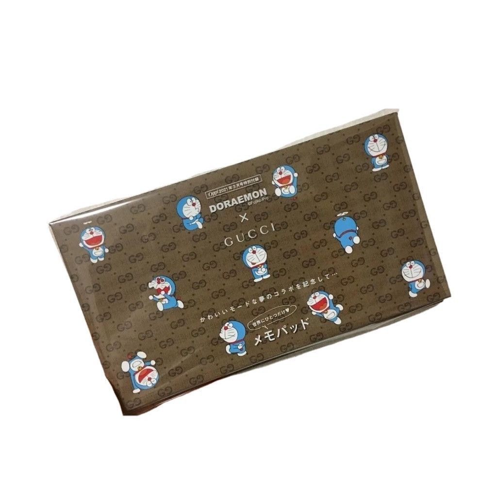 Gucci Unisex Gucci Doraemon Memo Pad Brown Size ONE SIZE - 4 Thumbnail