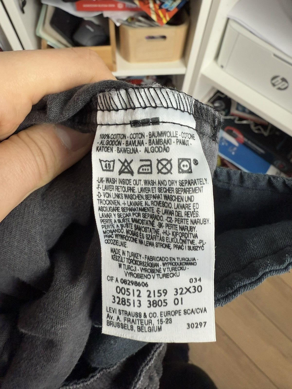 Levi's × Levi's Vintage Clothing × Vintage Vintage Levi’s 512 bootcut black washed corduroy pants 32x30 Size US 32 / EU 48 - 7 Thumbnail