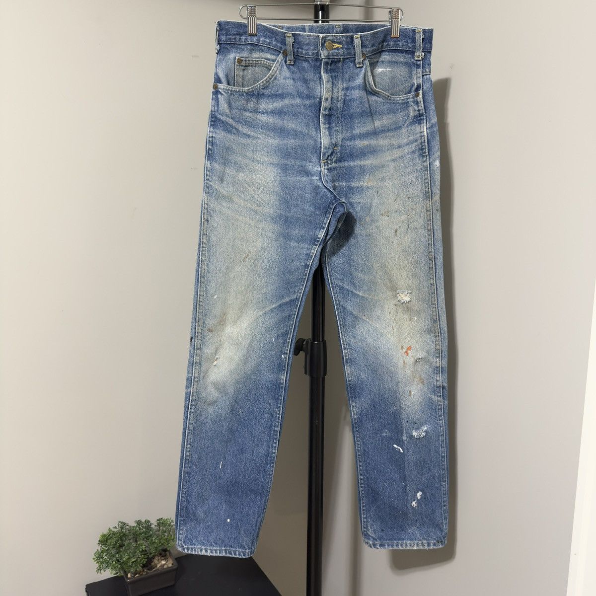 1983 Patina’d Lee Riders Size 36x32 Union Made USA Vintage