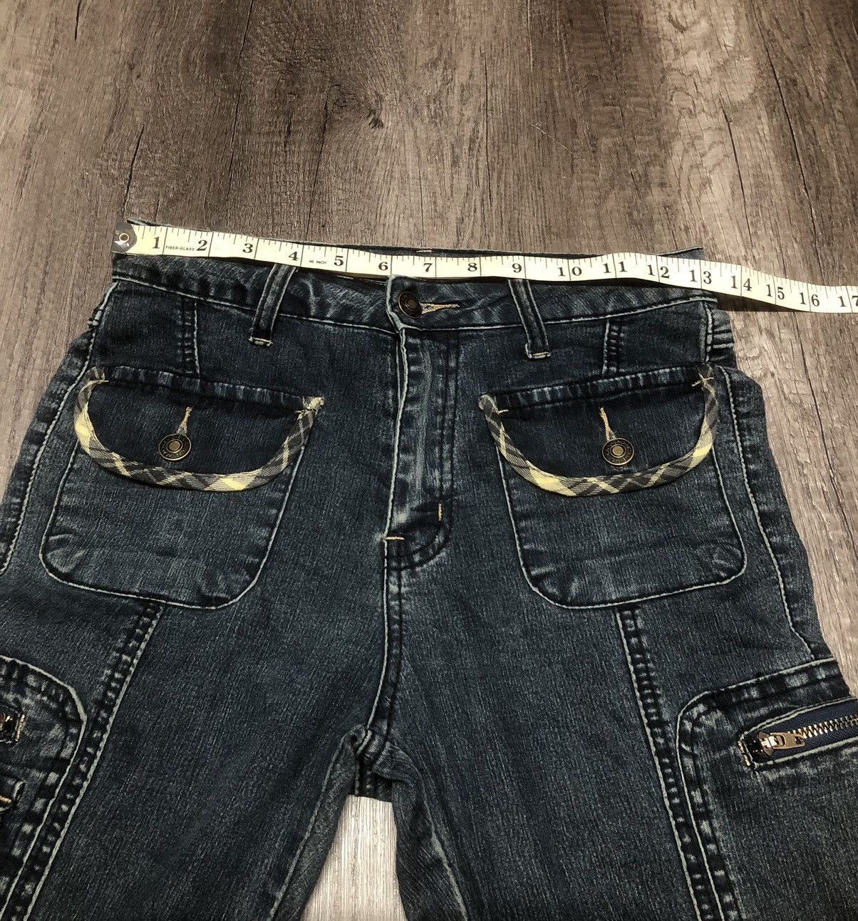 Designer × Japanese Brand Vintage Sun Rose Bush Pant Stretchable Jeans Size 27" / US 4 / IT 40 - 18 Thumbnail