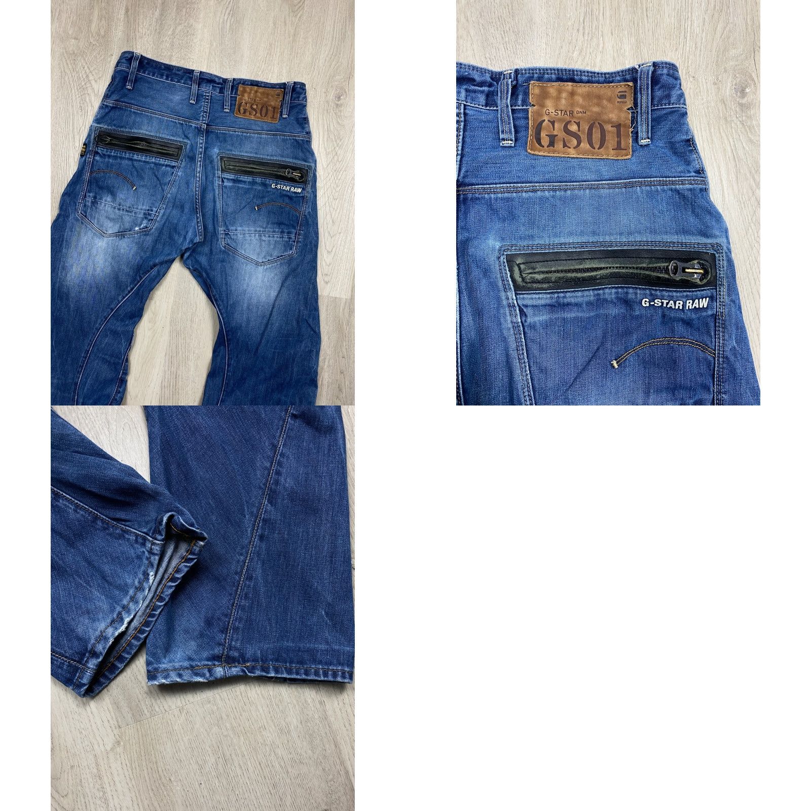 G-Star G Star Arc Riley Denim Jeans 31 Men's Loose Tapered Blue 34 Inseam Regular Waist 31 Collection Denim Pants Vintage: No Size US 31 - 8 Thumbnail