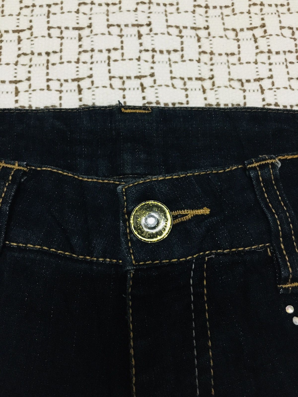 The Unbranded Brand Unbranded Flare Distressed Jeans (Y01) Size 29" - 6 Thumbnail