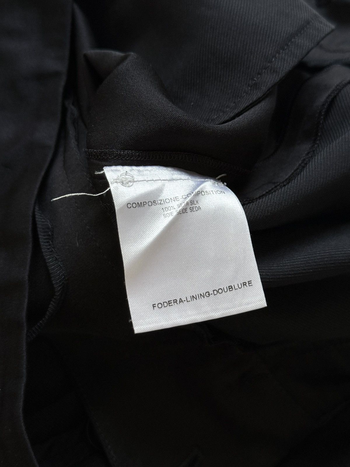 Gucci Gucci By Tom Ford Black Silk Pants Trousers Size 27" / US 4 / IT 40 - 10 Thumbnail