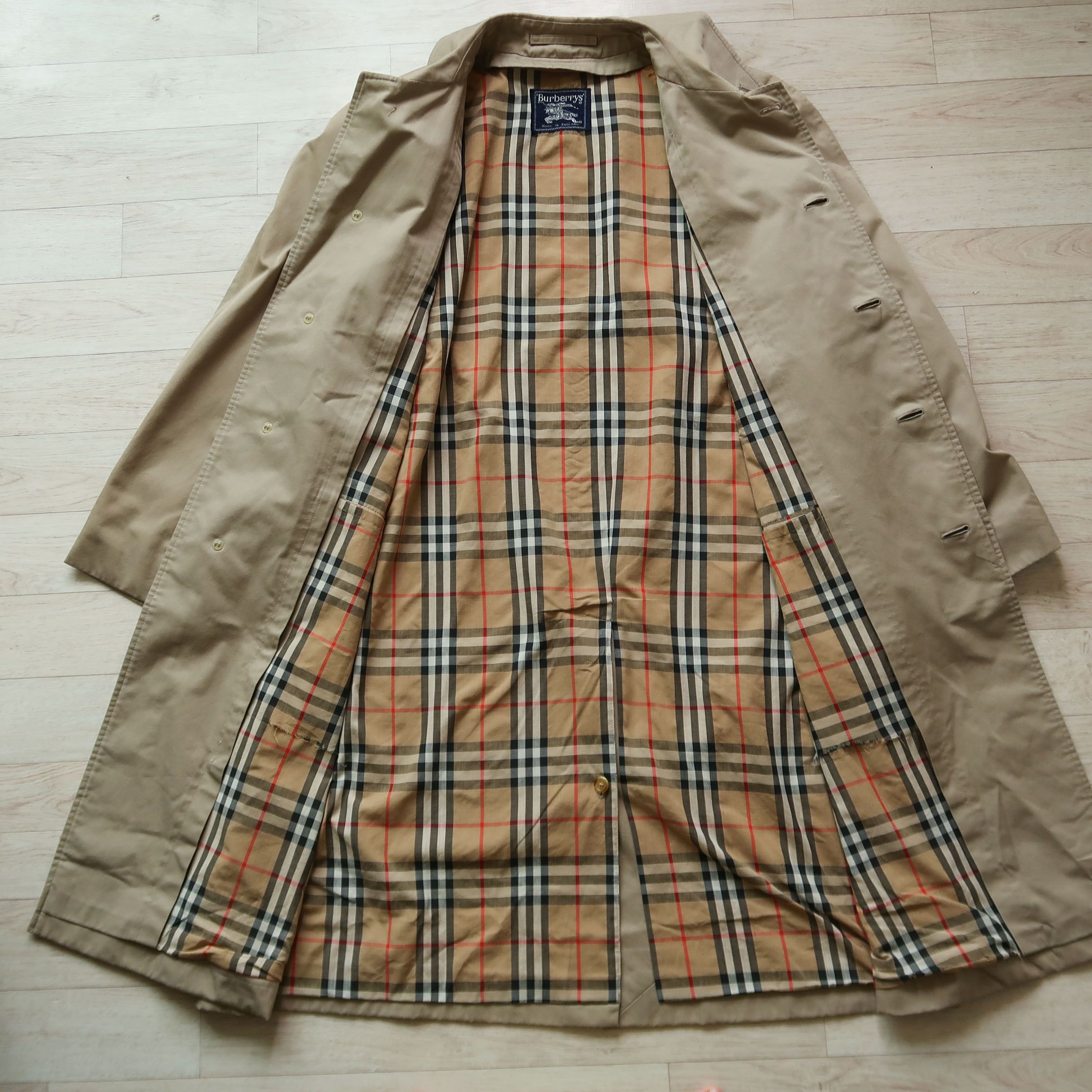 Burberry Vintage Burberry Trench Coat Size US L / EU 52-54 / 3 - 9 Thumbnail
