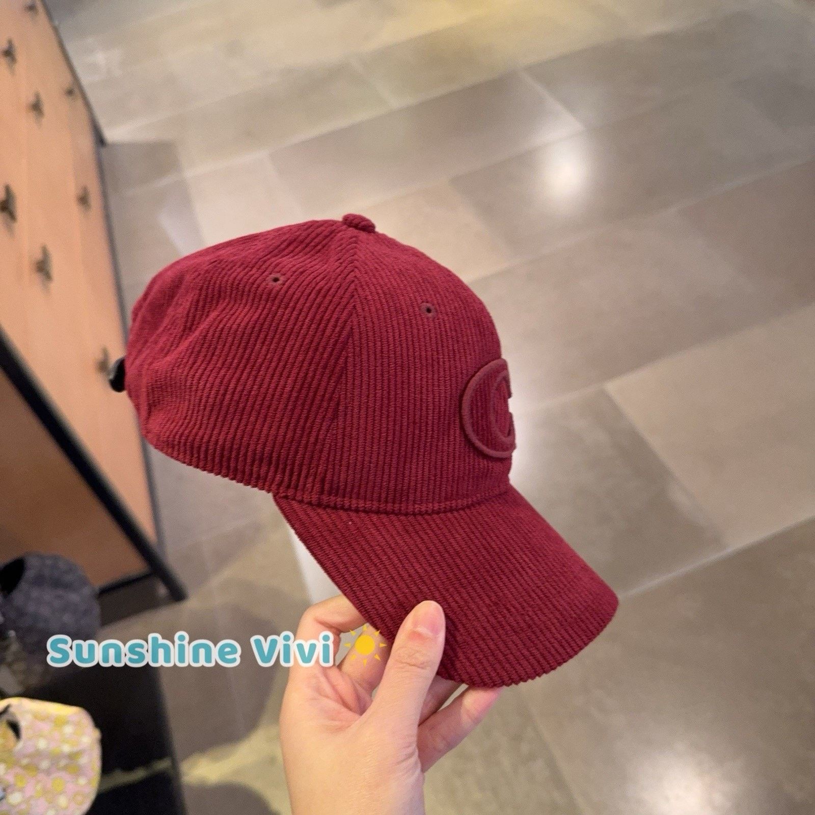 Coach NWT Coach Signature Patch Baseball Hat Dark Wine CCN97 Size ONE SIZE - 2 Thumbnail