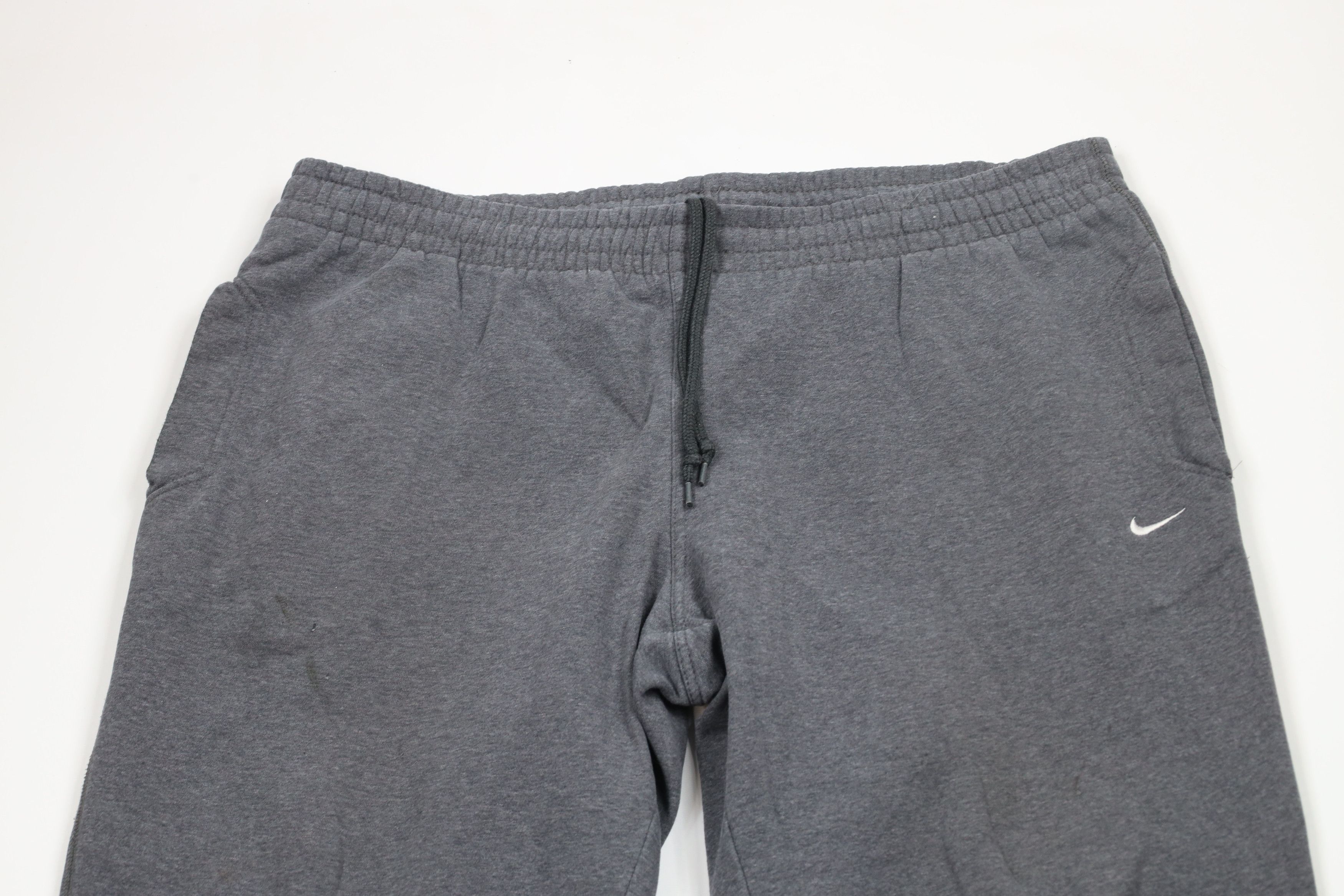 Nike × Vintage Vintage Nike Travis Scott Mini Swoosh Wide Leg Sweatpants Size US 40 / EU 56 - 2 Thumbnail
