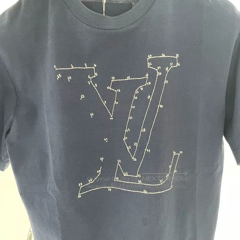 Louis Vuitton Louis Vuitton Blue Lianliankan Short Sleeves Size US S / EU 44-46 / 1 - 3 Thumbnail