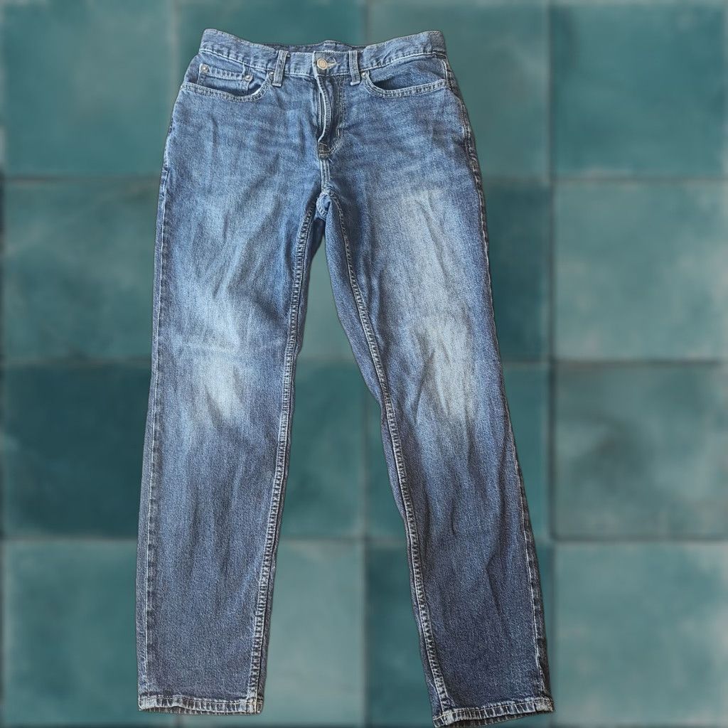 Old Navy Old Navy Jeans Mens 30x30 Athletic Taper Denim Dark Wash 5-Pocket Zip Button Size US 30 / EU 46 - 1 Thumbnail