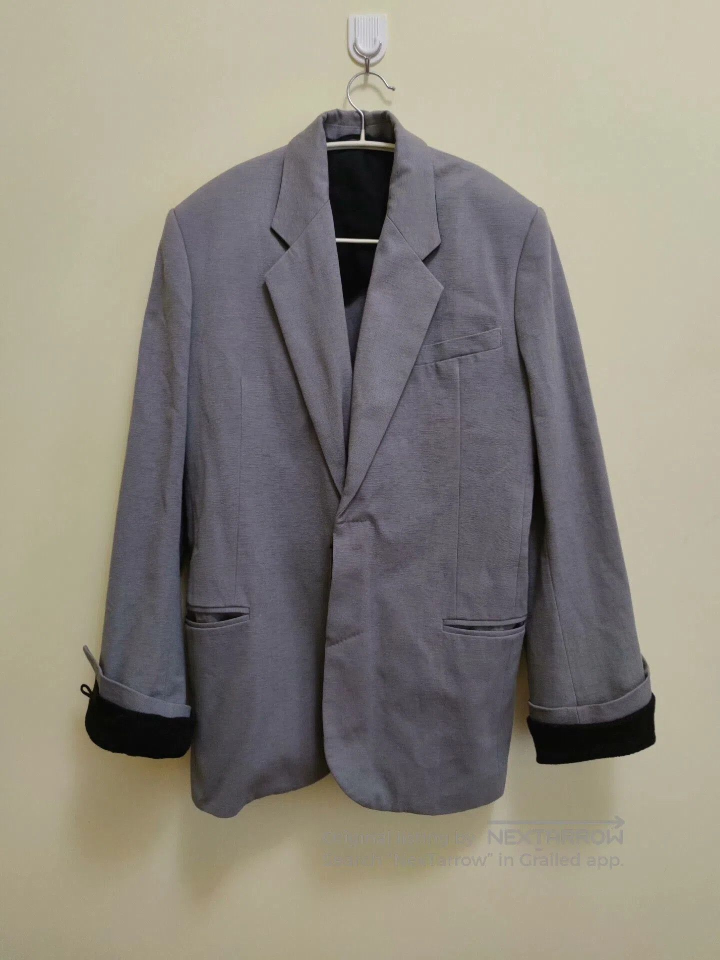 Daniel Andresen Gray High-Quality Linen Suit Jacket. Size US M / EU 48-50 / 2 - 1 Thumbnail