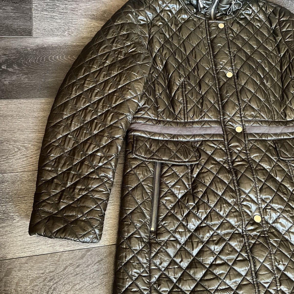 Kate Spade Kate Spade New York Women’s Hooded Quilted Anorak Coat Olive Size XL / US 12-14 / IT 48-50 - 3 Thumbnail