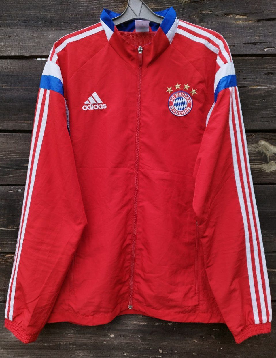 Adidas Vintage FC Bayern Munich ADIDAS Tracksuit Football jacket Size US L / EU 52-54 / 3 - 2 Thumbnail