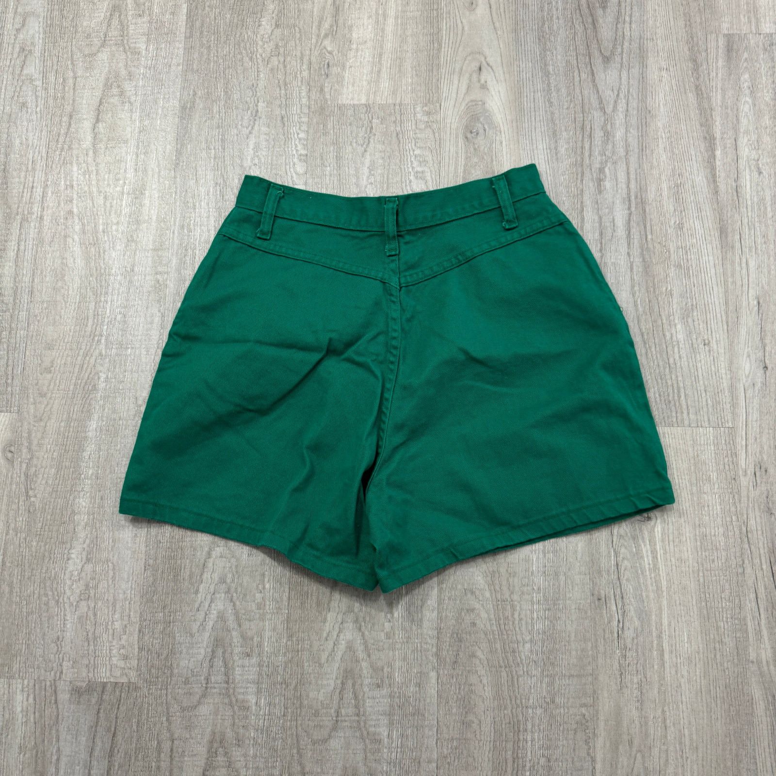 Vintage Vintage Green Denim Shorts Womens Size 12 Mom High Rise 90s Size 34" / US 12 / IT 48 - 5 Thumbnail