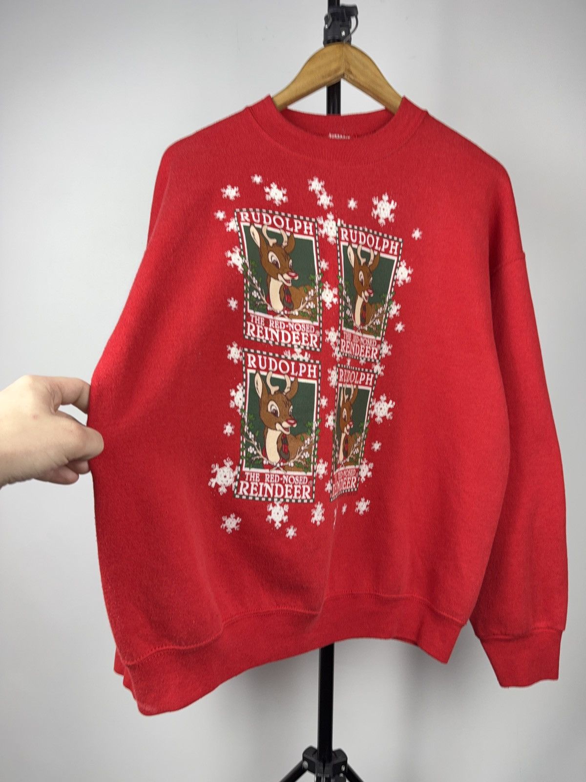 Vintage Vintage Rudolph Red Nosed Reindeer Christmas Sweatshirt USA Size US L / EU 52-54 / 3 - 3 Thumbnail
