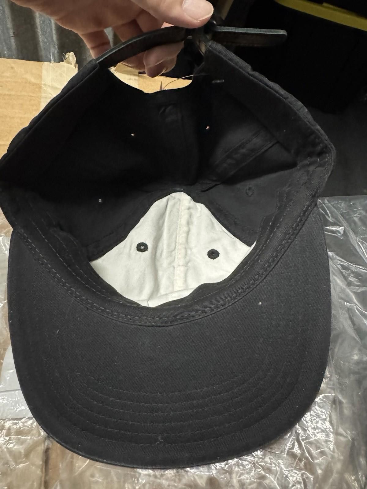 Supreme Supreme Script Logo Cap 6 Panel Black Size ONE SIZE - 3 Thumbnail