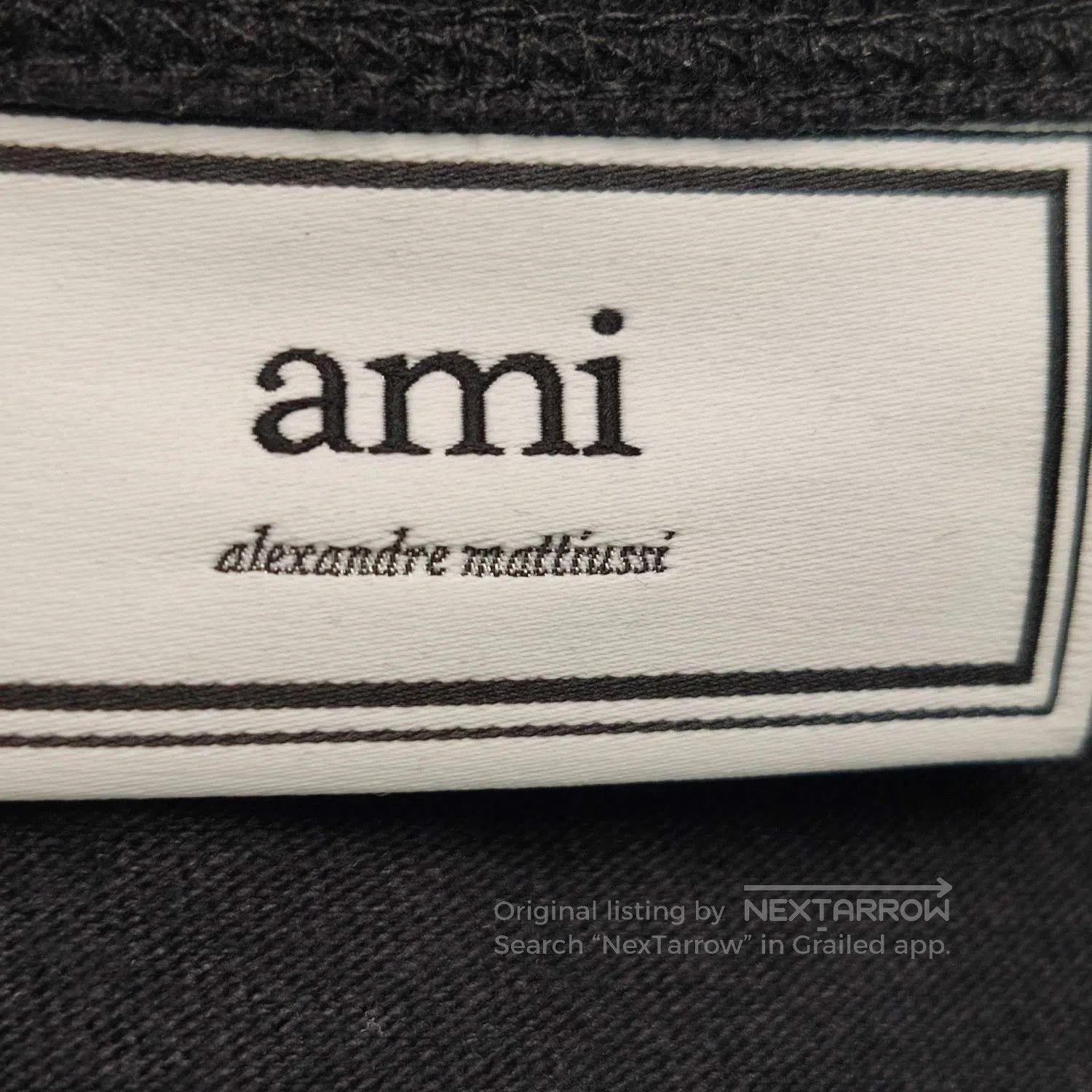 AMI AM Alexandre Mattiussi S Cotton Logo Crewneck T-Shirt. Size US M / EU 48-50 / 2 - 2 Thumbnail