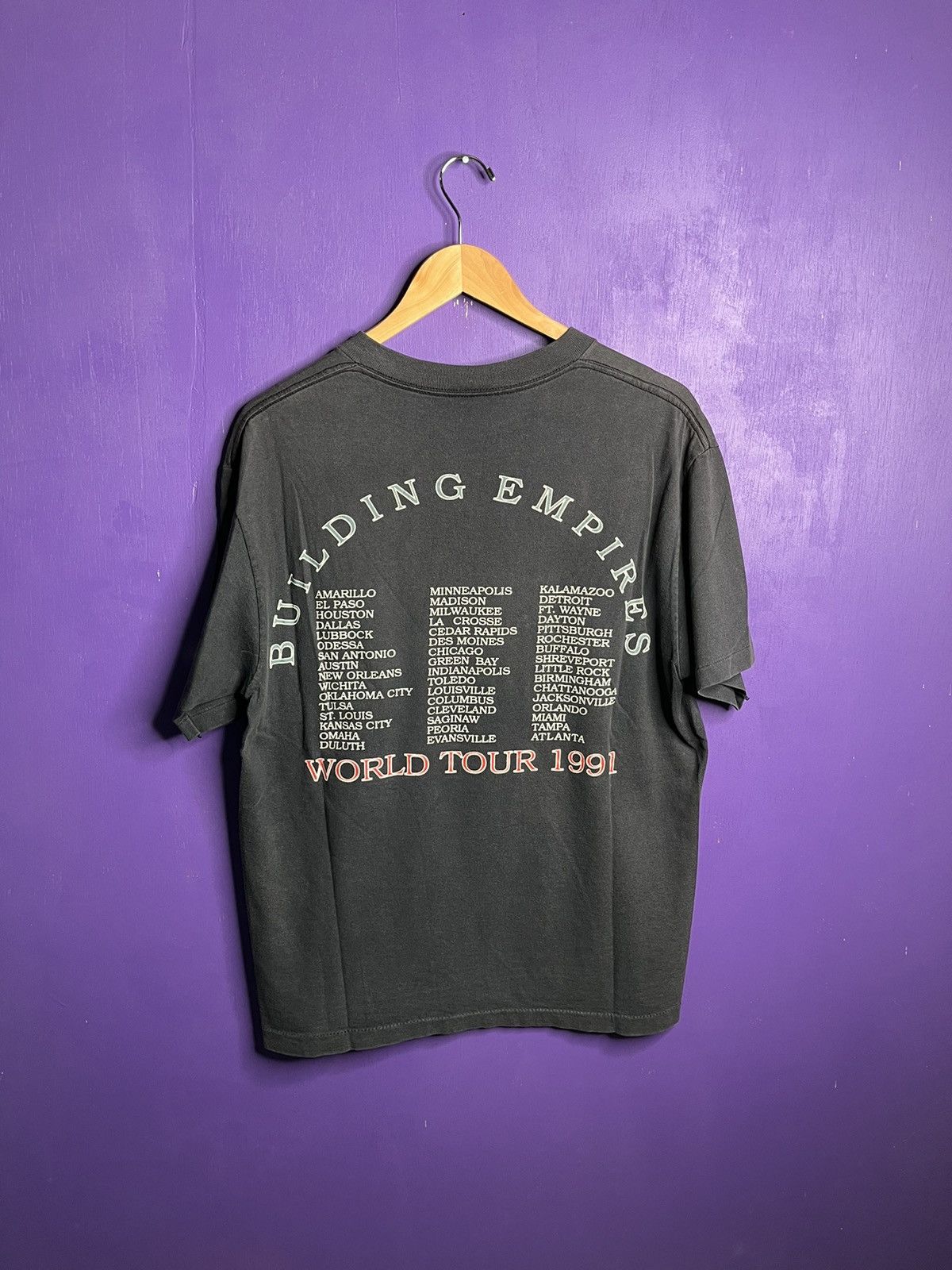 Band Tees × Vintage Vintage 1991 Queensryche building empires tour t-shirt Size US L / EU 52-54 / 3 - 2 Thumbnail