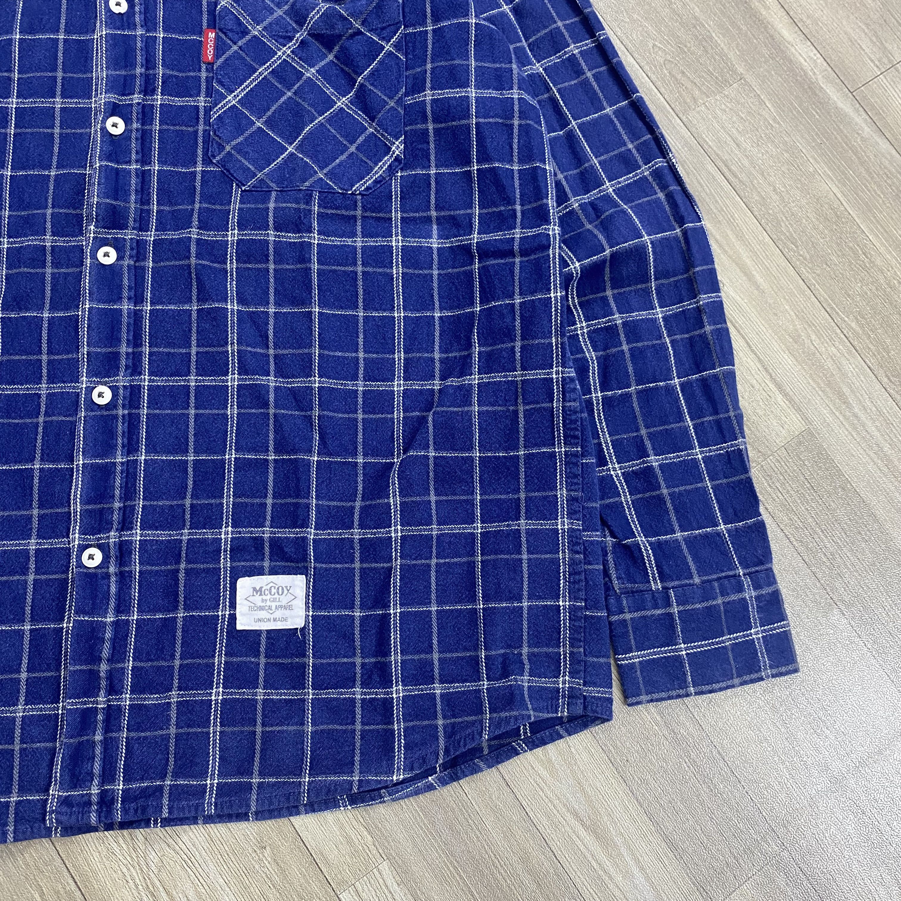 The Real McCoy's The Real Mc Coys Shirt Flannel Union Made Size US L / EU 52-54 / 3 - 4 Thumbnail