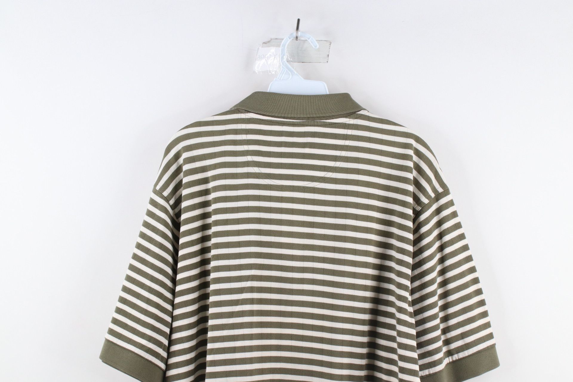 Vintage Vintage Adidas Golf Faded Striped Collared Polo Shirt Green Size US XL / EU 56 / 4 - 10 Thumbnail