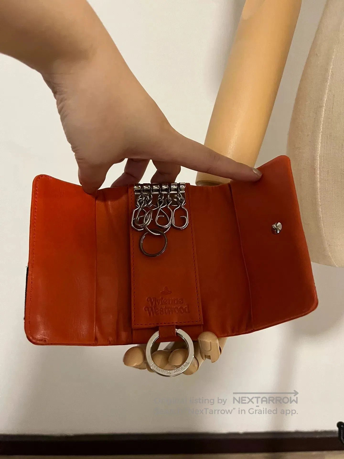 Vivienne Westwood Vivienne Westwood Orange Key Pouch. Size ONE SIZE - 3 Thumbnail