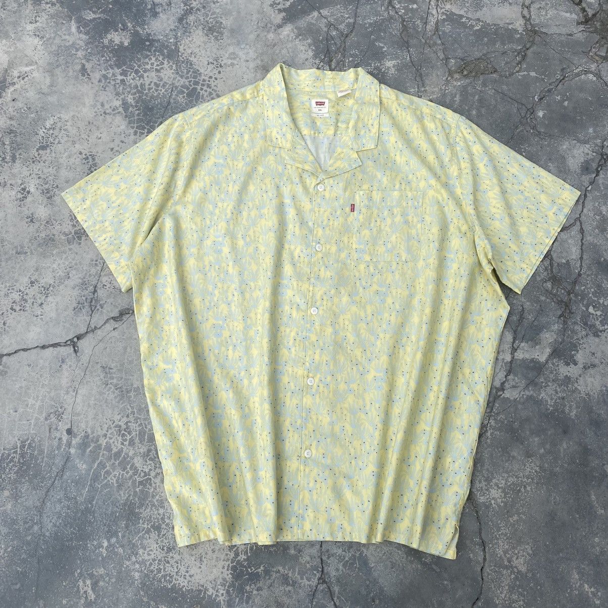 Levi's Y2K Levis Soft Lyocell Hawaii Shirt Size US XXL / EU 58 / 5 - 1 Thumbnail