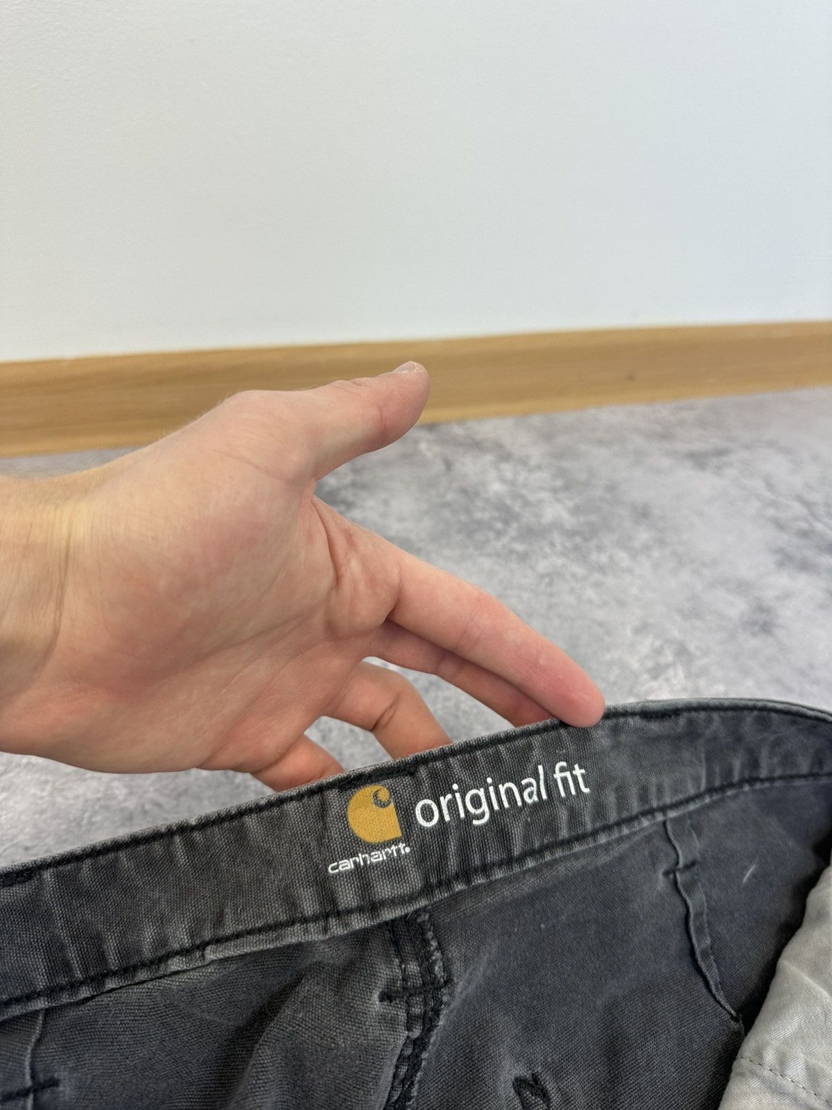 Carhartt Vintage Carhartt Double Knee USA Faded Black Carpenter Pants Size US 30 / EU 46 - 16 Thumbnail