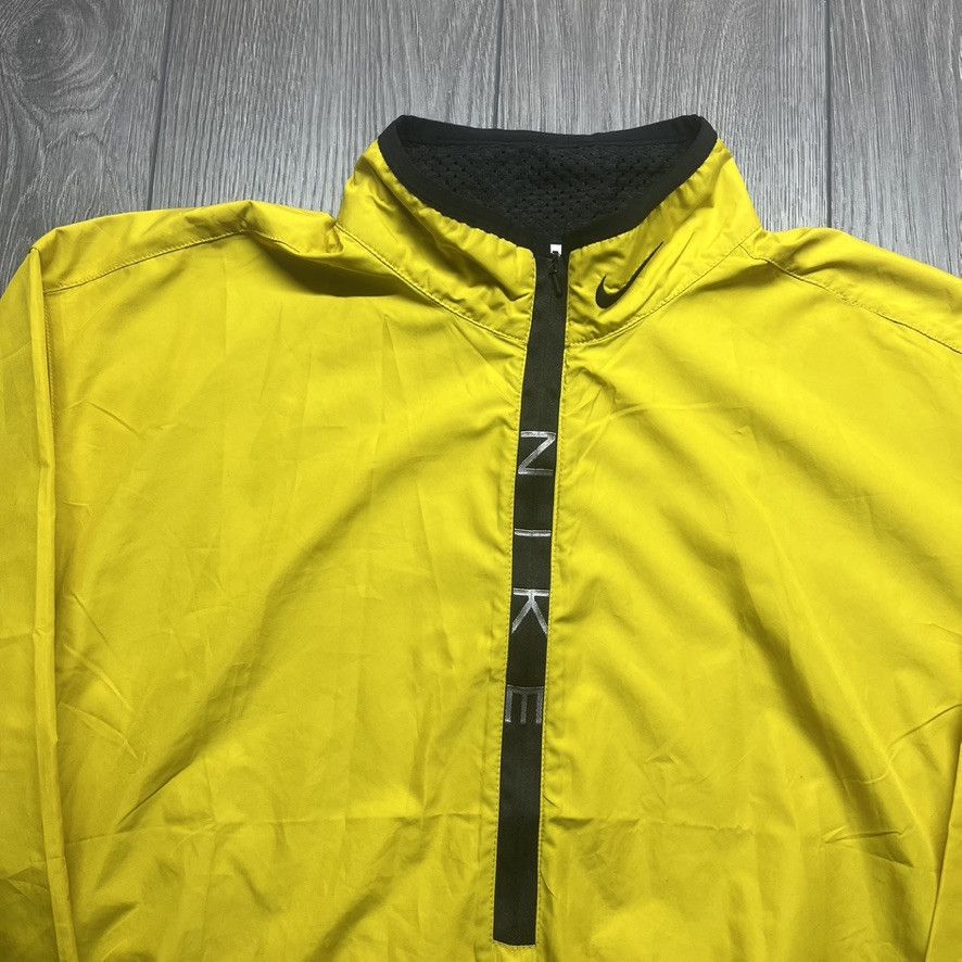 Nike × Vintage Vintage Nike 1990s 3M Quarter Zip Windbreaker Yellow Size US L / EU 52-54 / 3 - 2 Thumbnail