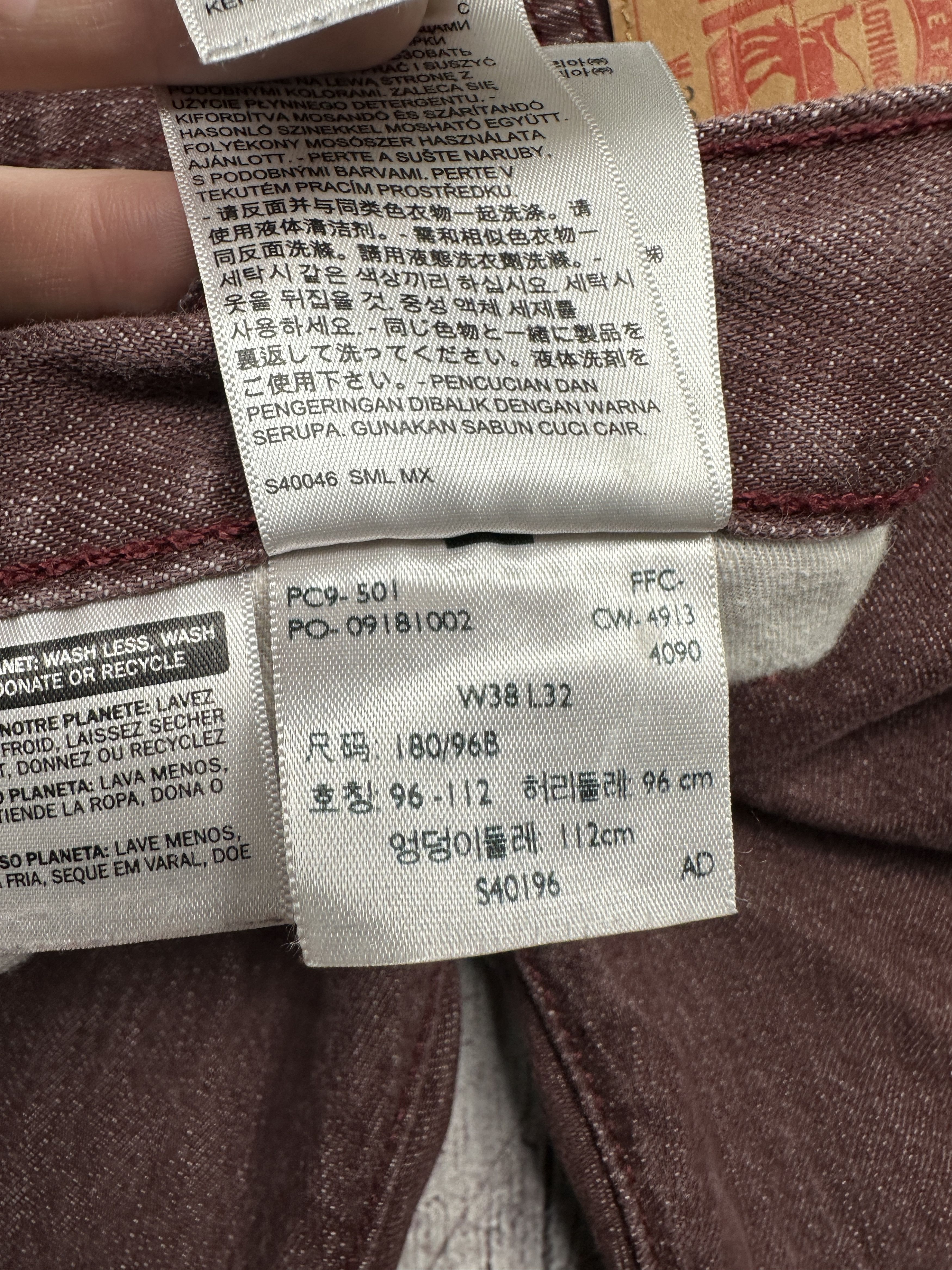 Levi's Levi's 501 Mens Denim Pants Jeans Size 38 x 32 Size US 38 / EU 54 - 10 Thumbnail