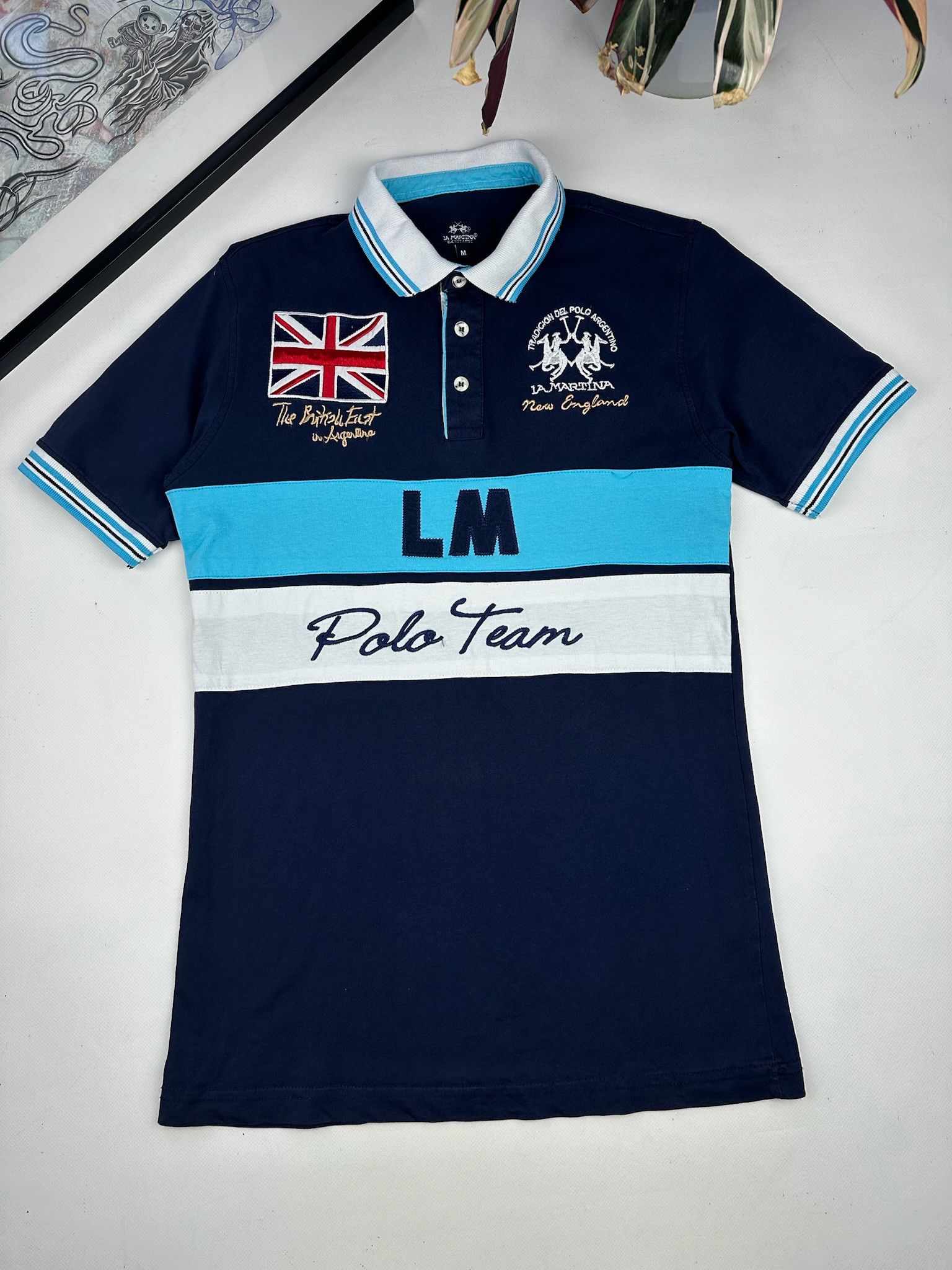 La Martina La martina Polo Shirt England big logo Size US M / EU 48-50 / 2 - 1 Thumbnail