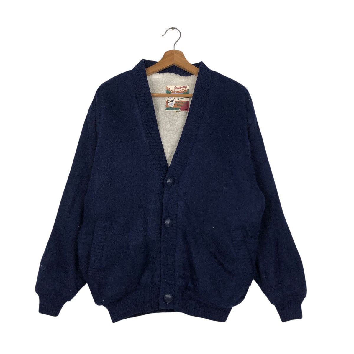 Japanese Brand 📌Vintage Bomber Jacket Cardigan Blanket Issey Miyake Size US M / EU 48-50 / 2 - 2 Thumbnail