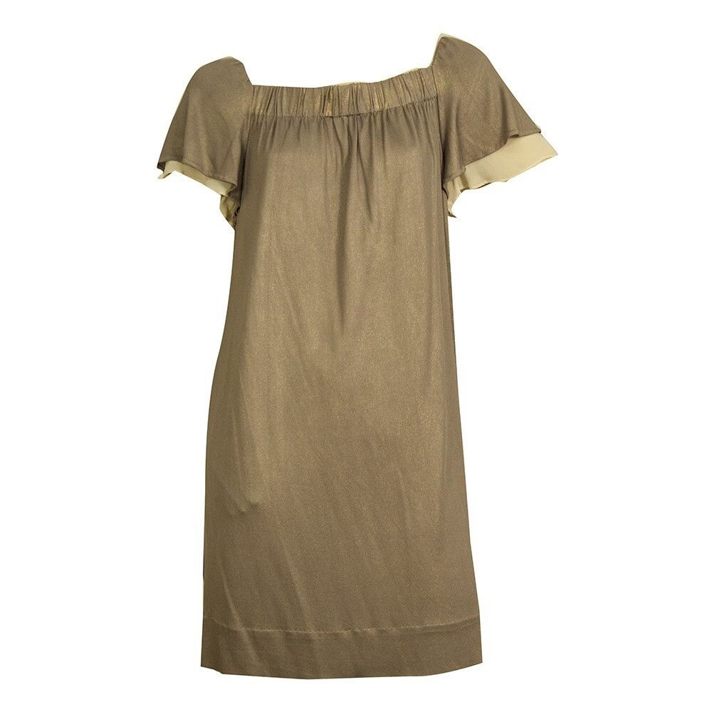 3.1 Phillip Lim 3.1 Phillip Lim Taupe Color Golden Shine Mini Length Cocktai Size M / US 6-8 / IT 42-44 - 8 Thumbnail