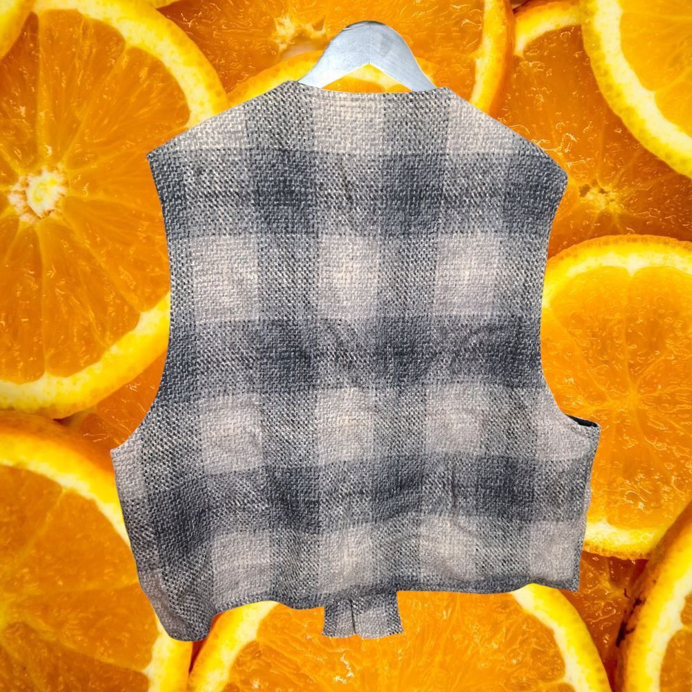 Other Paragraff Wool Blend Plaid Vest Classic Materials Pockets XL Size US XL / EU 56 / 4 - 6 Thumbnail