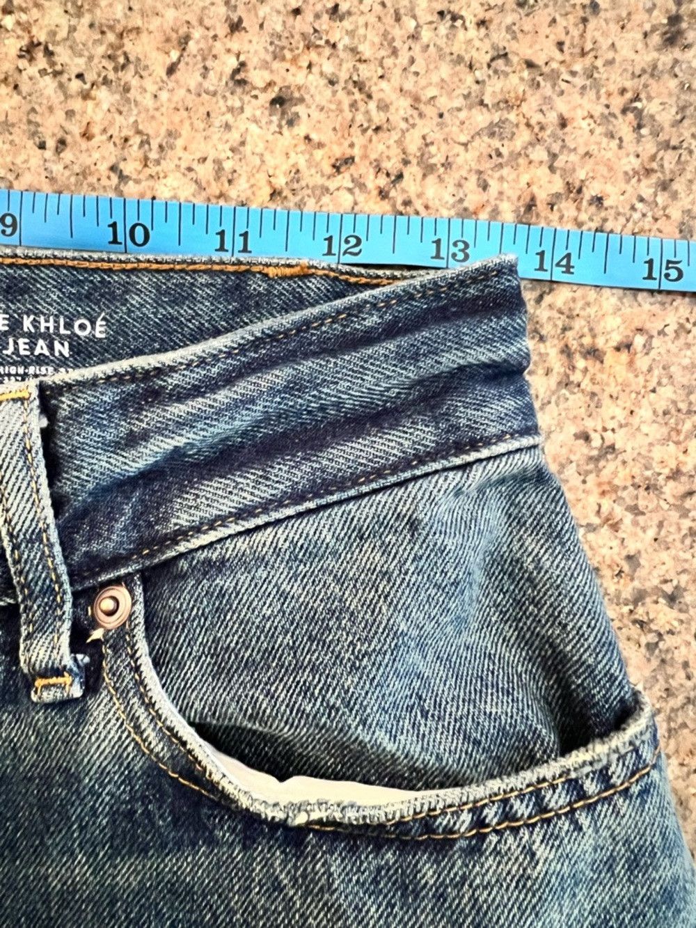 Good American Good American Khloé High Waist Patchwork Straight Leg Jeans Size 27" / US 4 / IT 40 - 5 Thumbnail