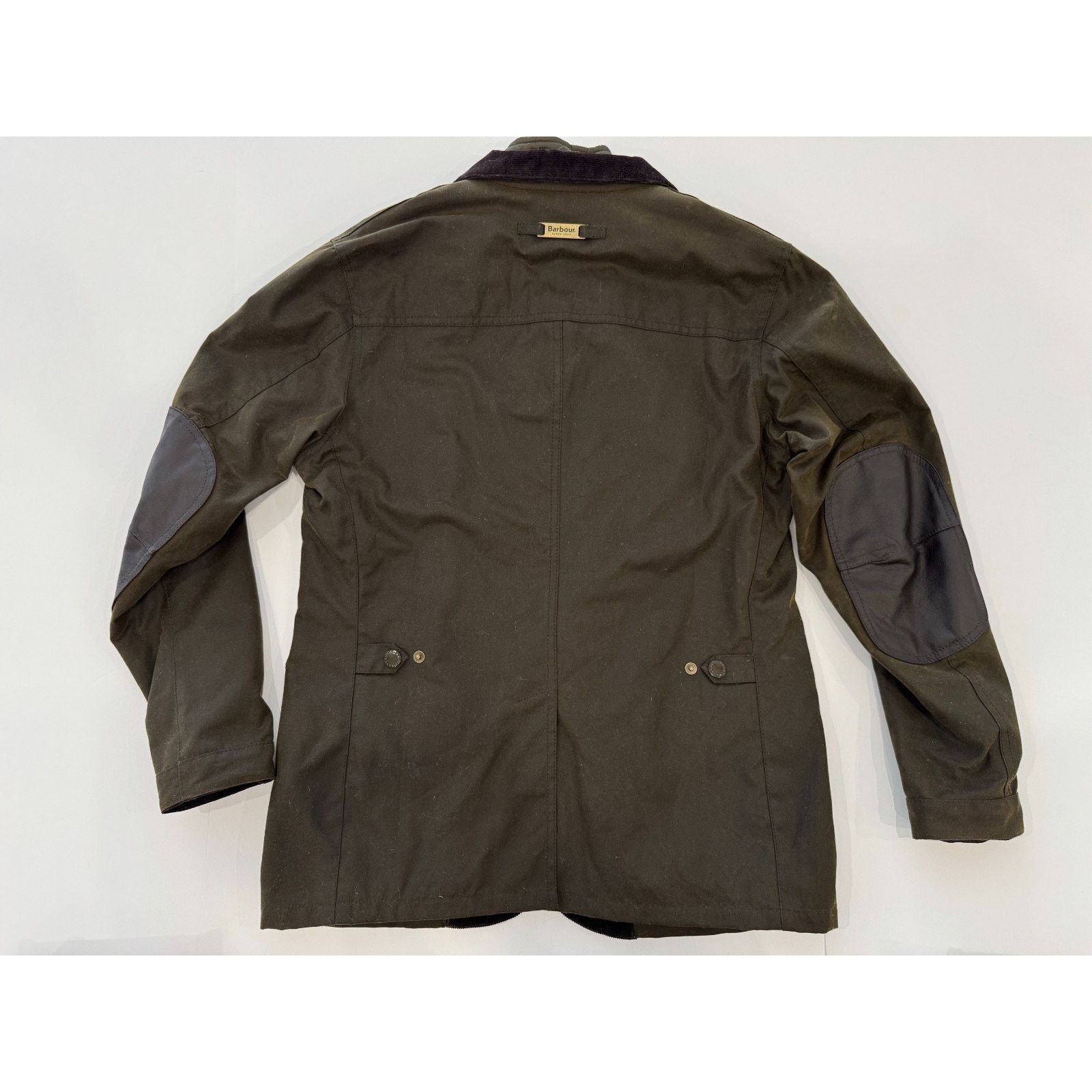 Barbour NWT Barbour Olive Green Ogston Wax leather Jacket Men's M Size US M / EU 48-50 / 2 - 2 Thumbnail