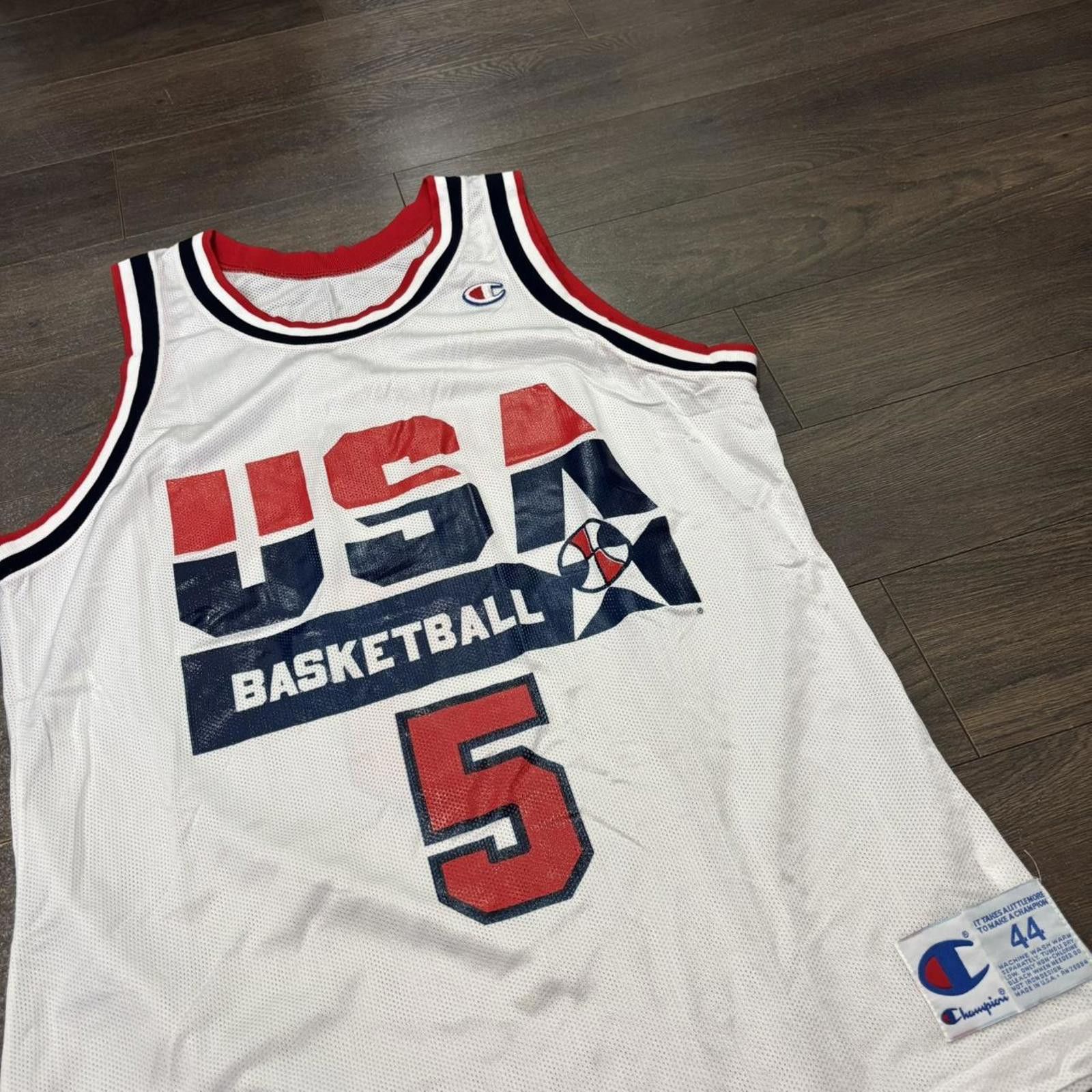 Champion Vintage USA basketball olympics David Robinson jersey Size US M / EU 48-50 / 2 - 1 Thumbnail